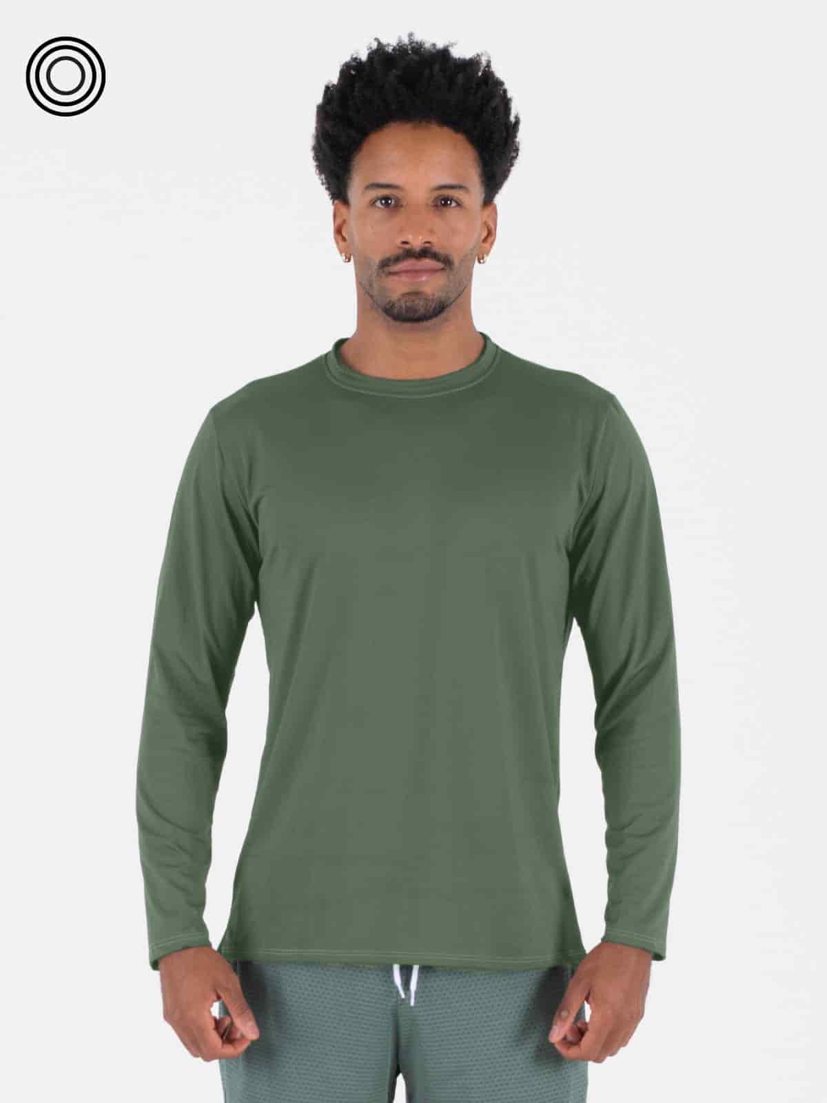 Buzo basico hombre ibiza verde seco - miniatura 1