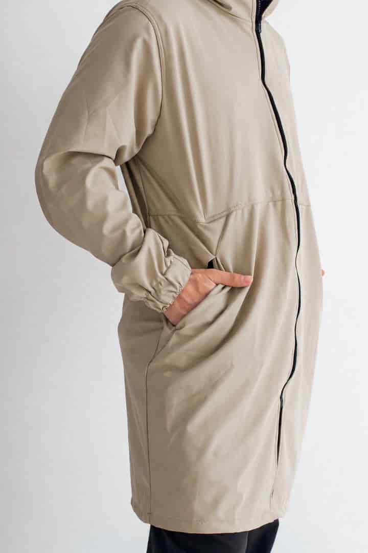 Chaqueta para lluvia beige - miniatura 7