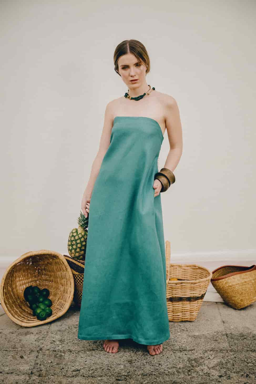 Guanabana Strapless Dress - miniatura 2