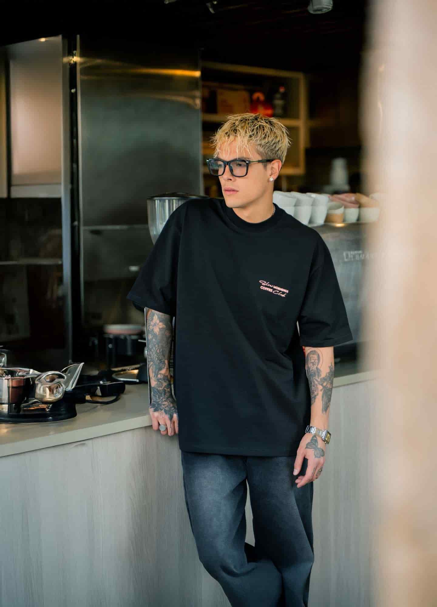 Coffee Club Oversized - Negro - miniatura 6
