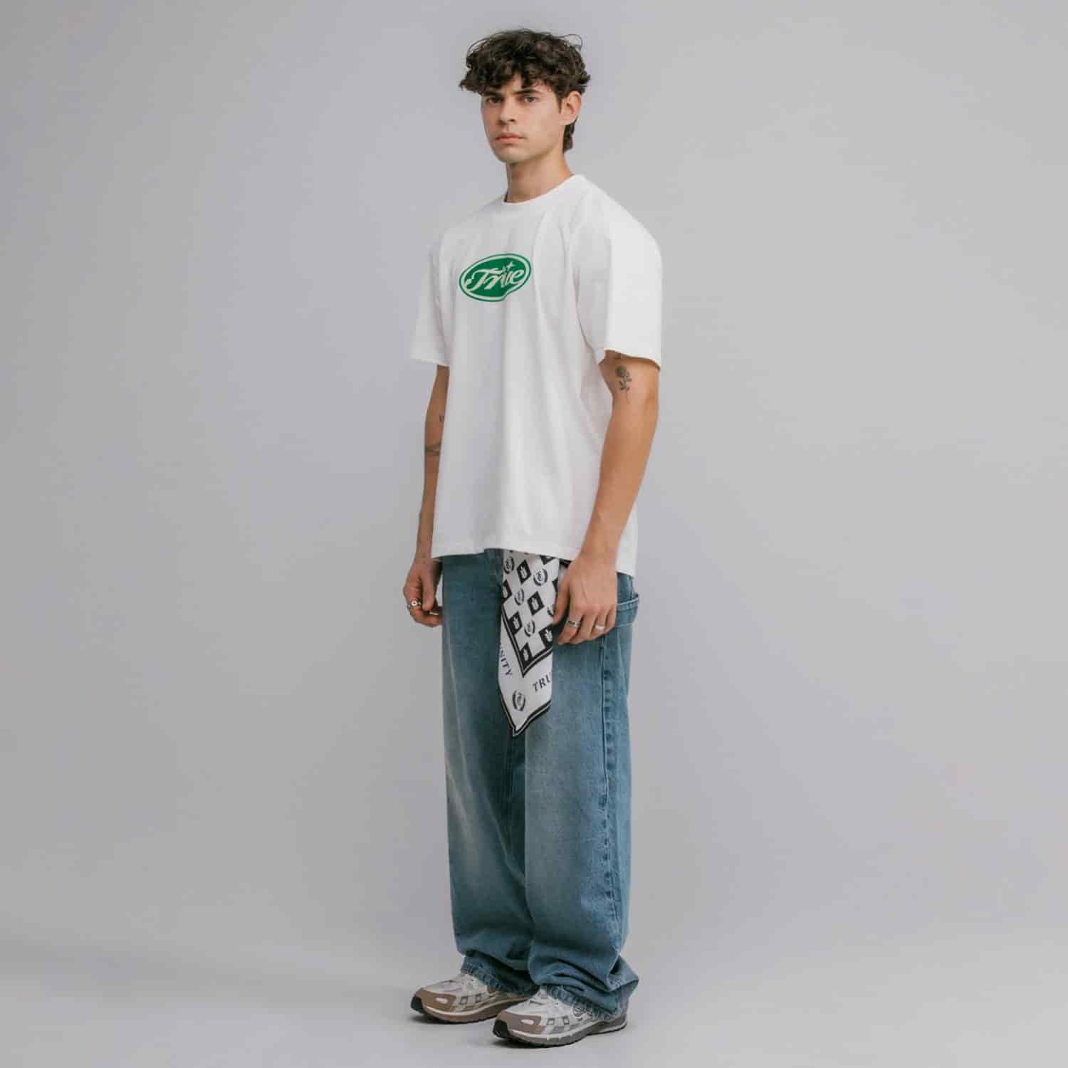 True Stamp T-Shirt - Cream - miniatura 3