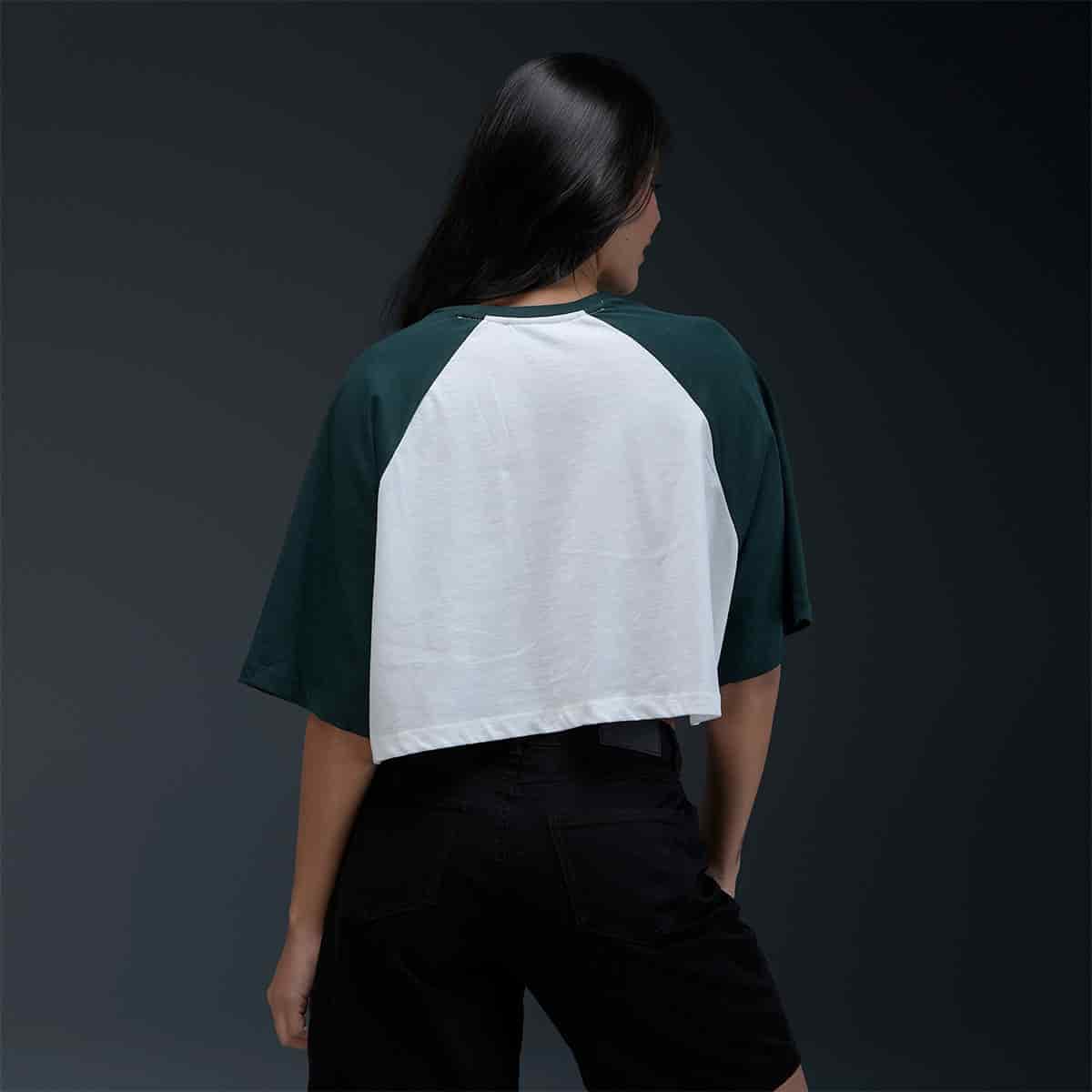 Camiseta Oversize Blanca Verde - miniatura 2