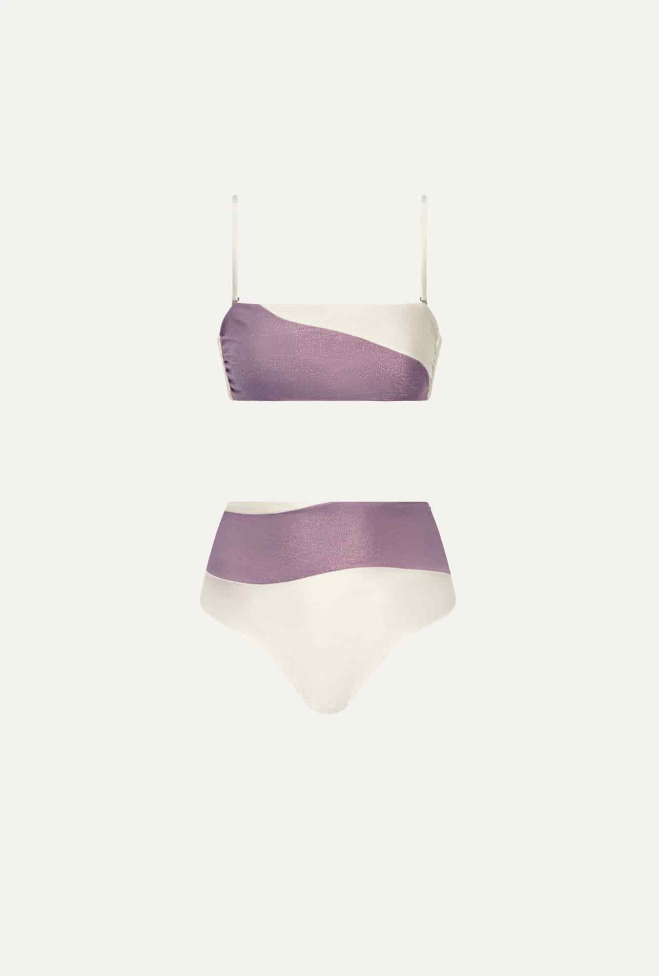 Top de Bikini Kaira Malva - miniatura 3