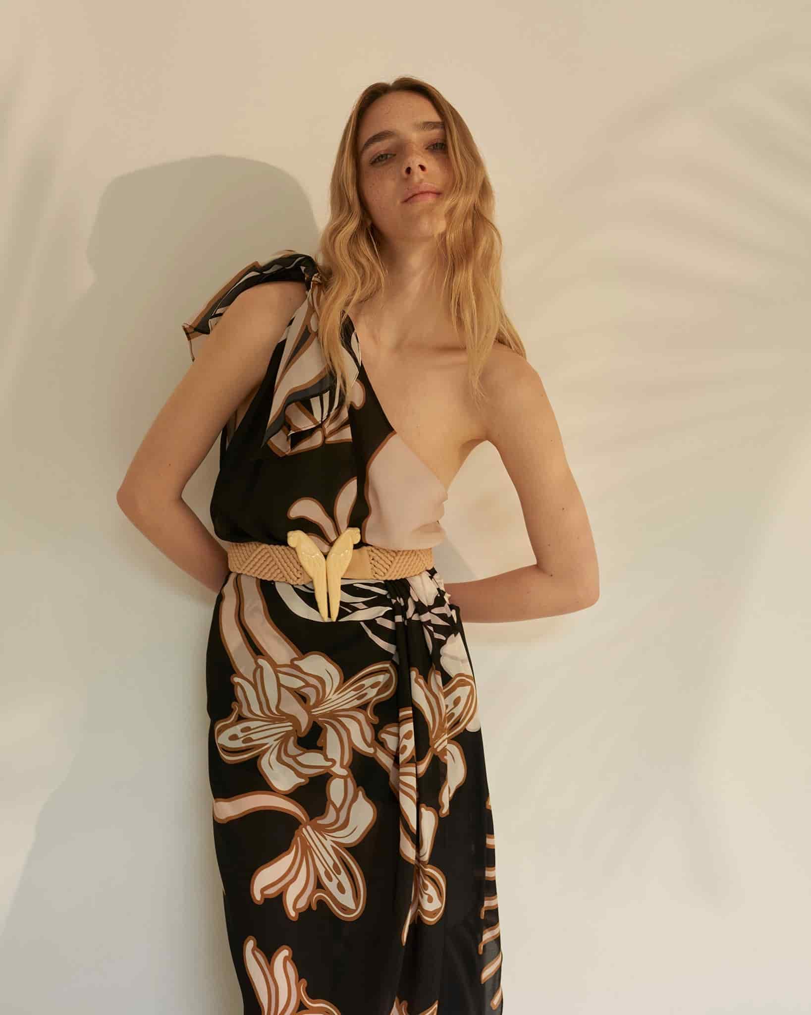 Myanmar Crepe Chine Top / Black - miniatura 2