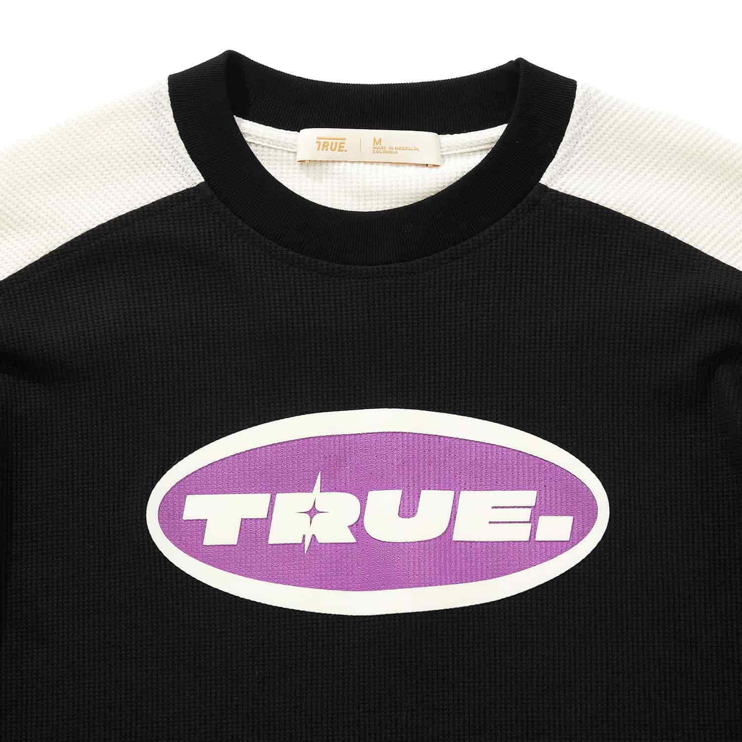 Waffer Long Sleeve Tee - Black - miniatura 4