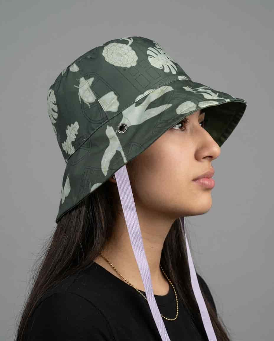 Bucket hat doble faz verde claro - miniatura 3