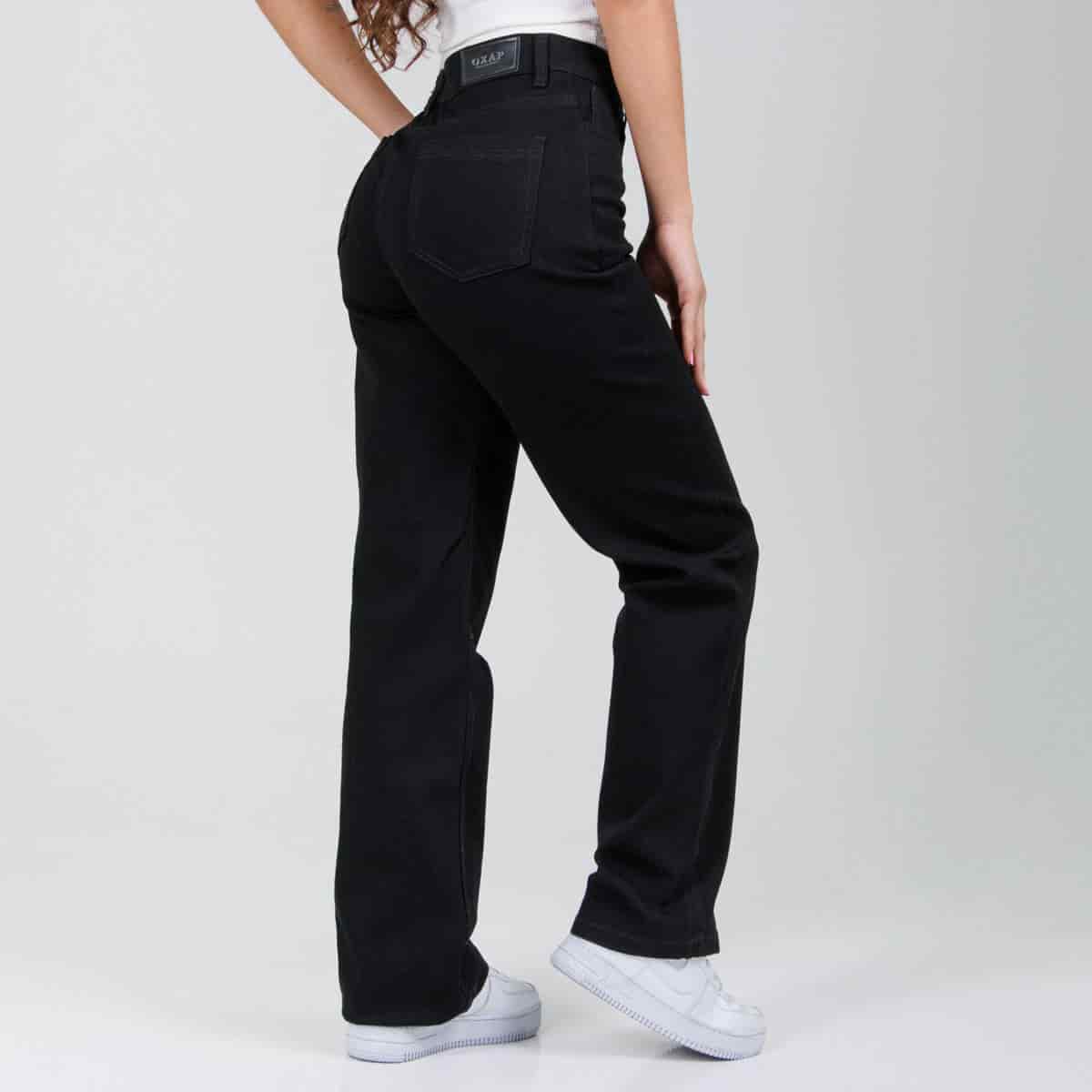 Jean Mom Fit Negro Ax-3003 Licrado - miniatura 2