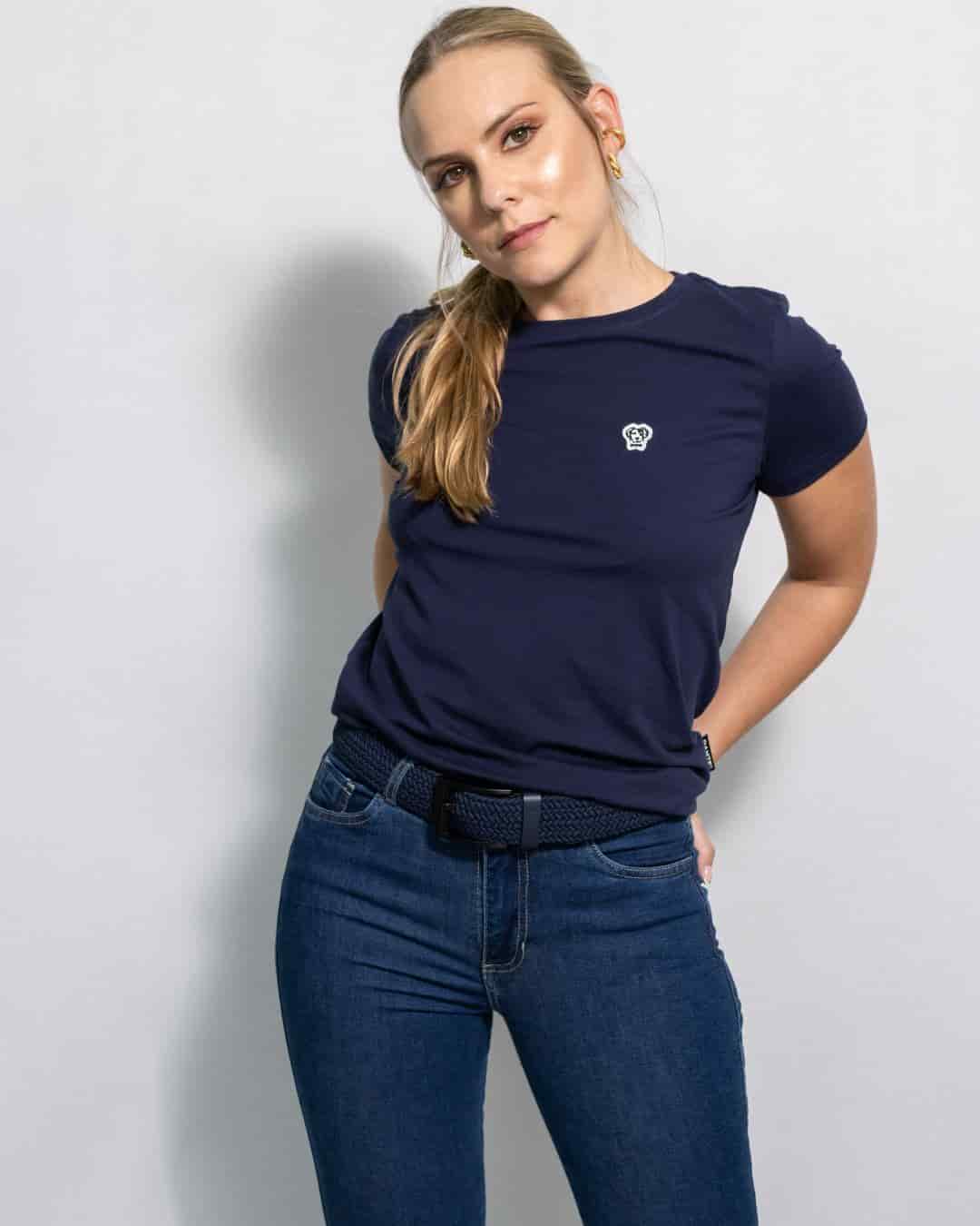 Camiseta Antimanchas de Mujer Azul - miniatura 1