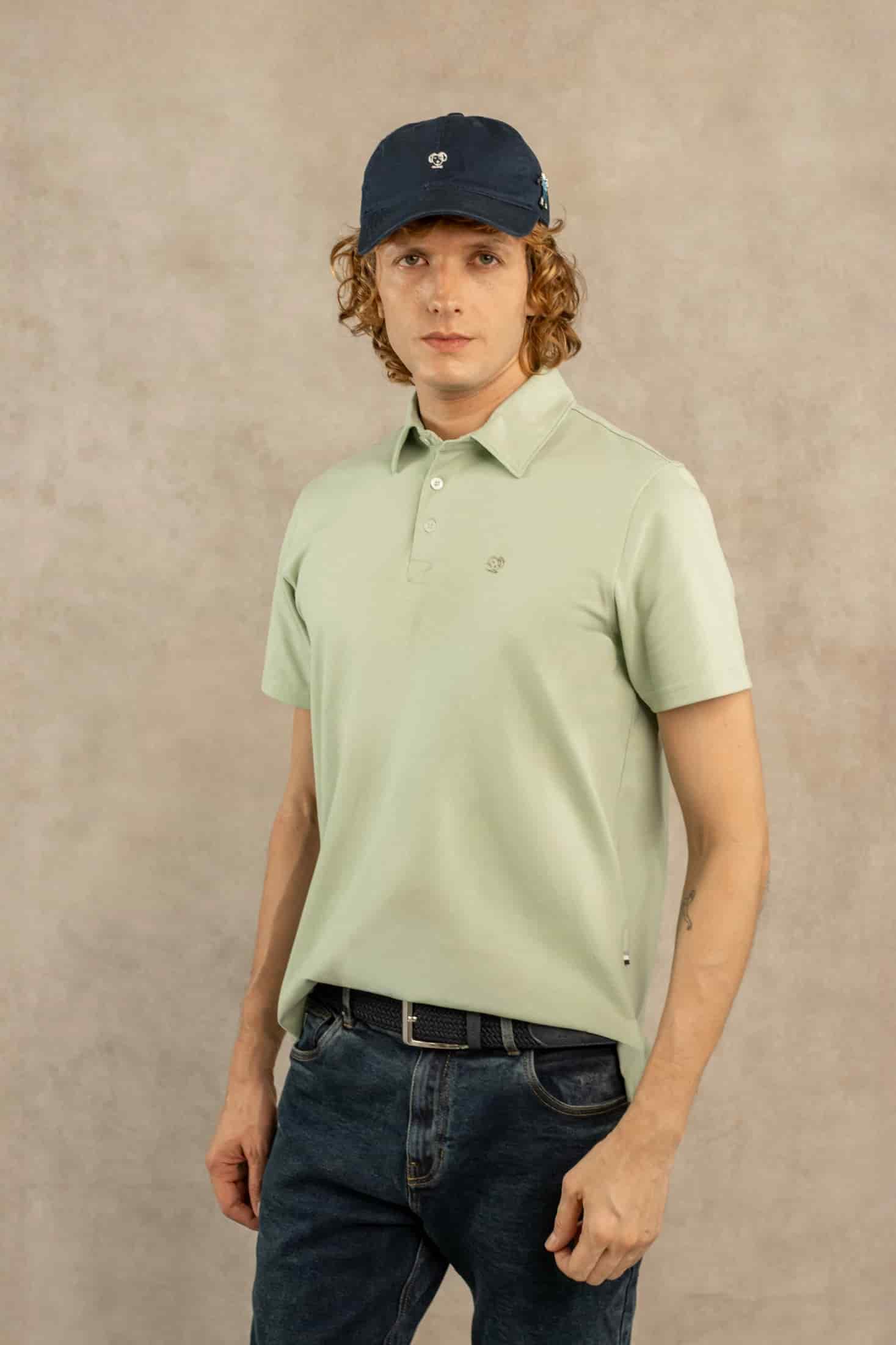 Polo Antimanchas Verde Sage - miniatura 1