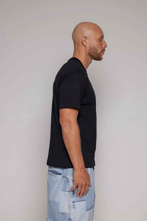 Camiseta Remainder Rib-Negra - miniatura 5