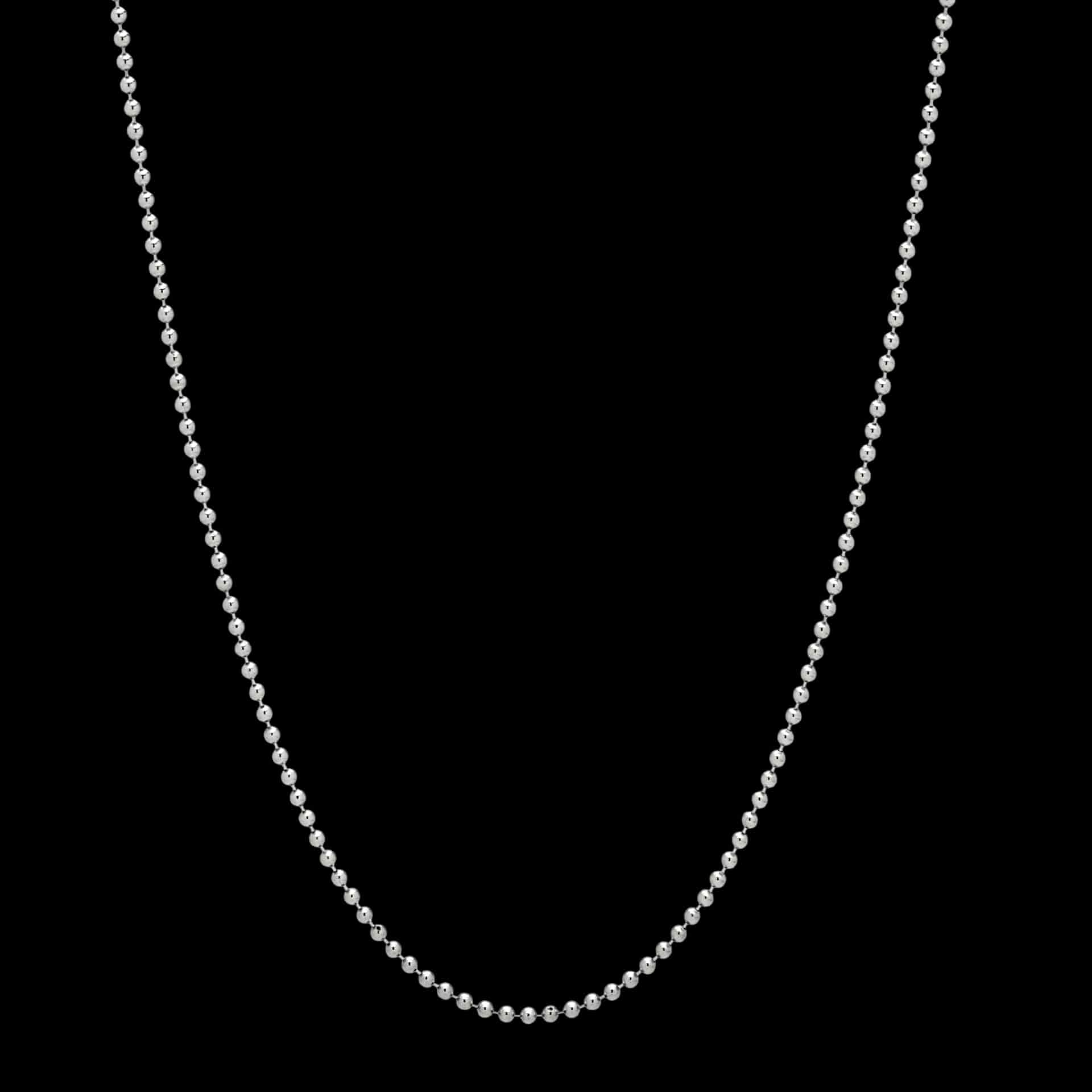 BEAD CHAIN | CADENA ITALIANA DE BALINES EN PLATA 925 - miniatura 2