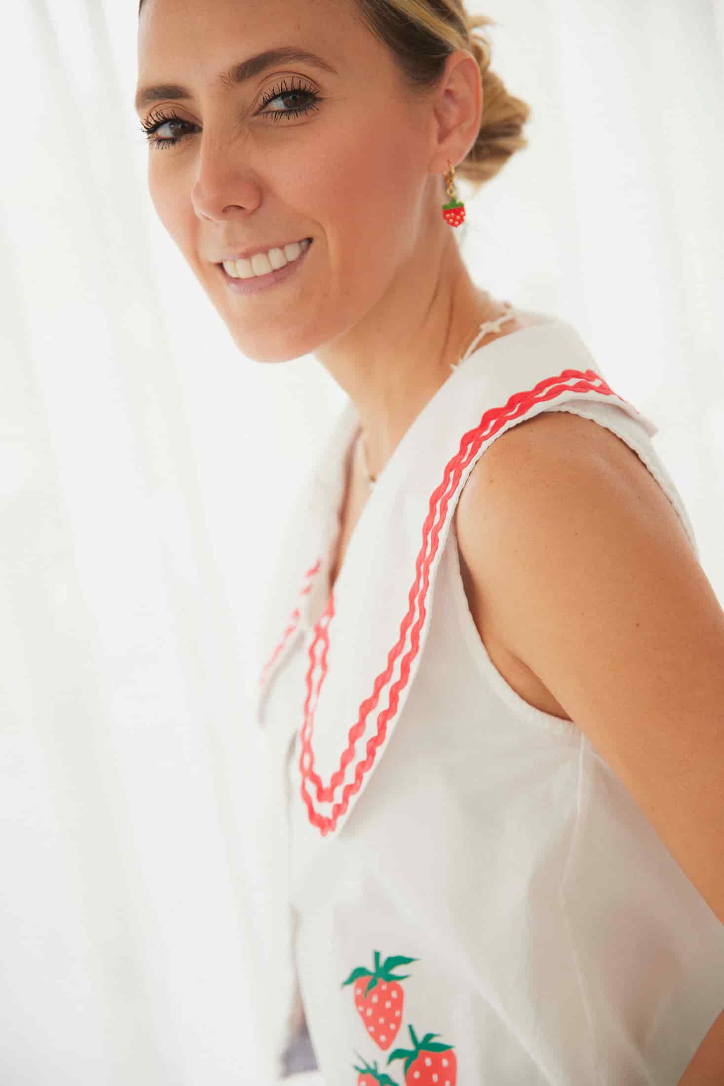 Camisa Fresas Marinera Adulto - miniatura 6