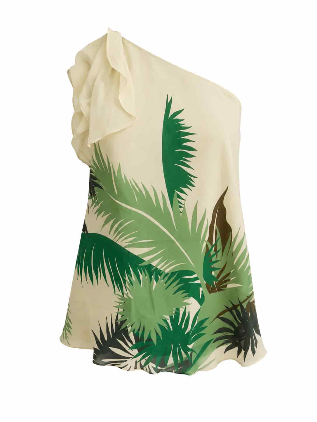 Myanmar Cotton Silk Blouse Green Exclusivo - miniatura 1