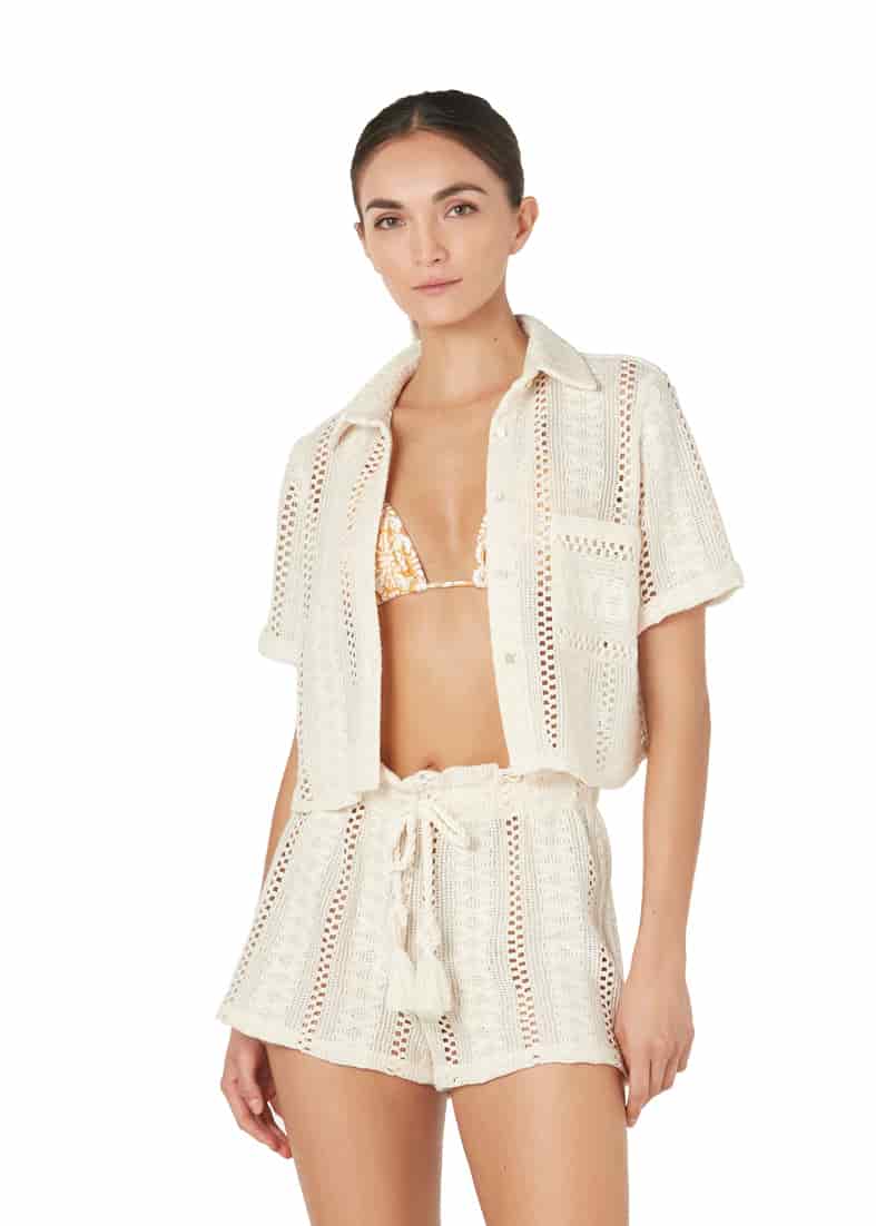 Camisa Lia Tapioca - miniatura 1