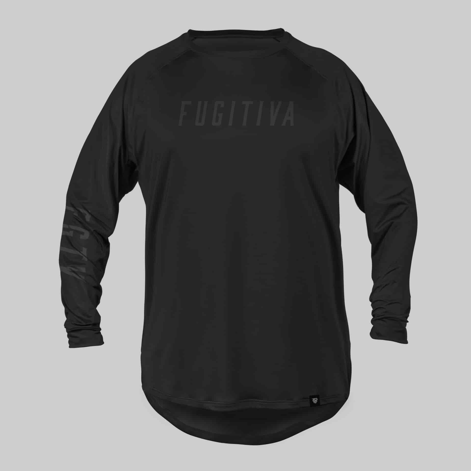 Jersey FGTV Manga Larga Negro / Negro - miniatura 1