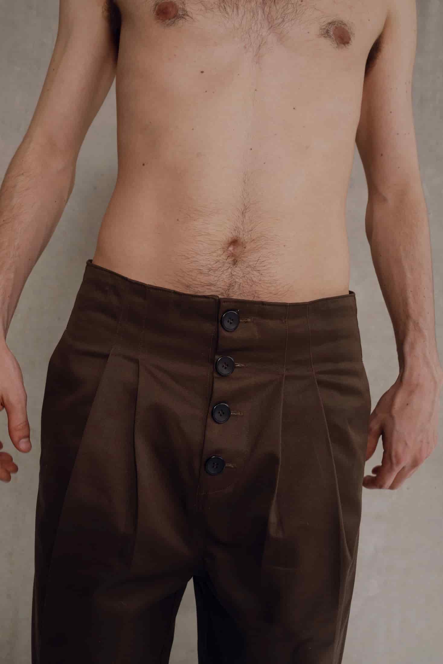 Dave Brown Trousers Man - miniatura 4