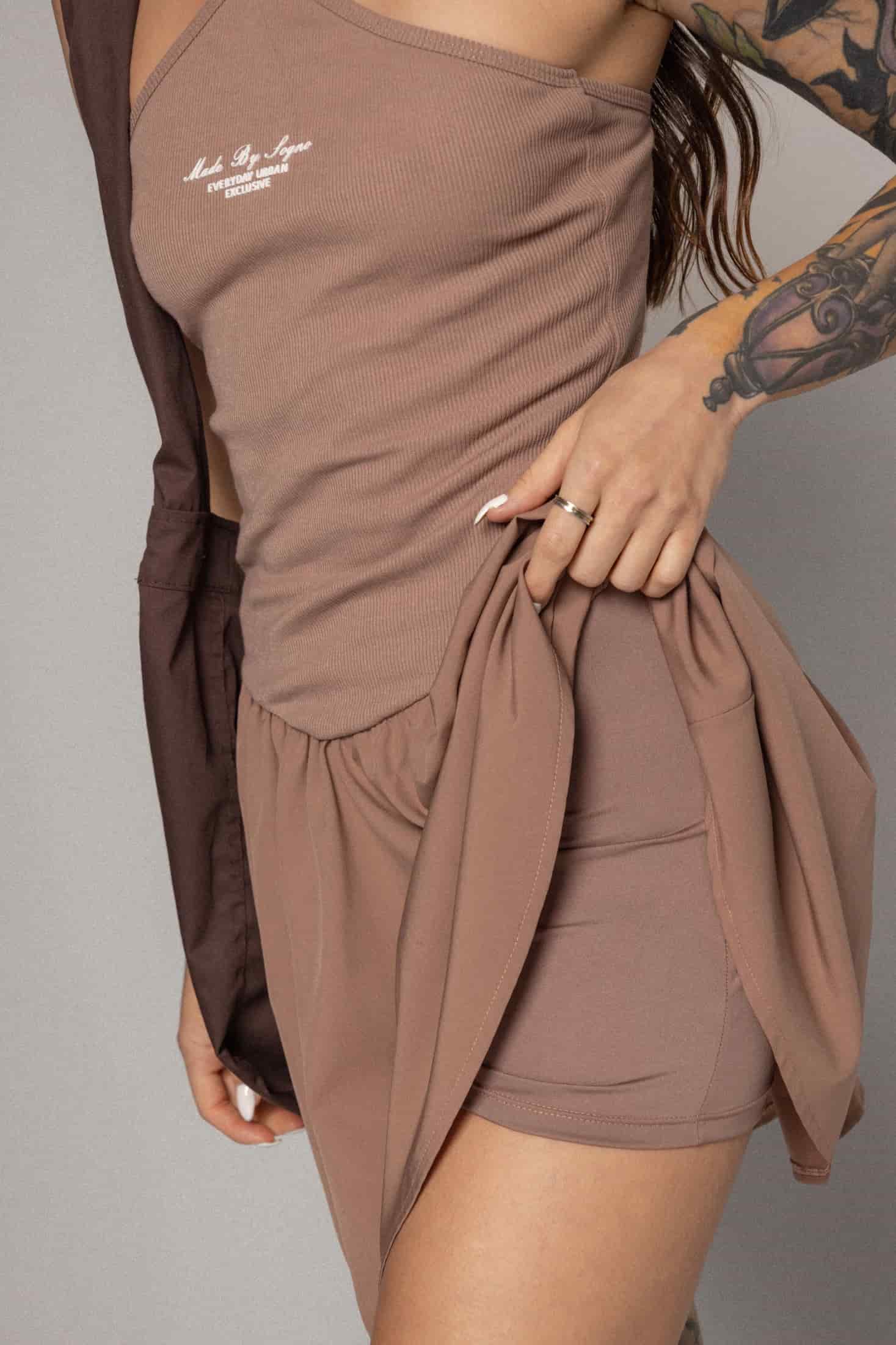Vestido Mini The Win-Mocca - miniatura 5