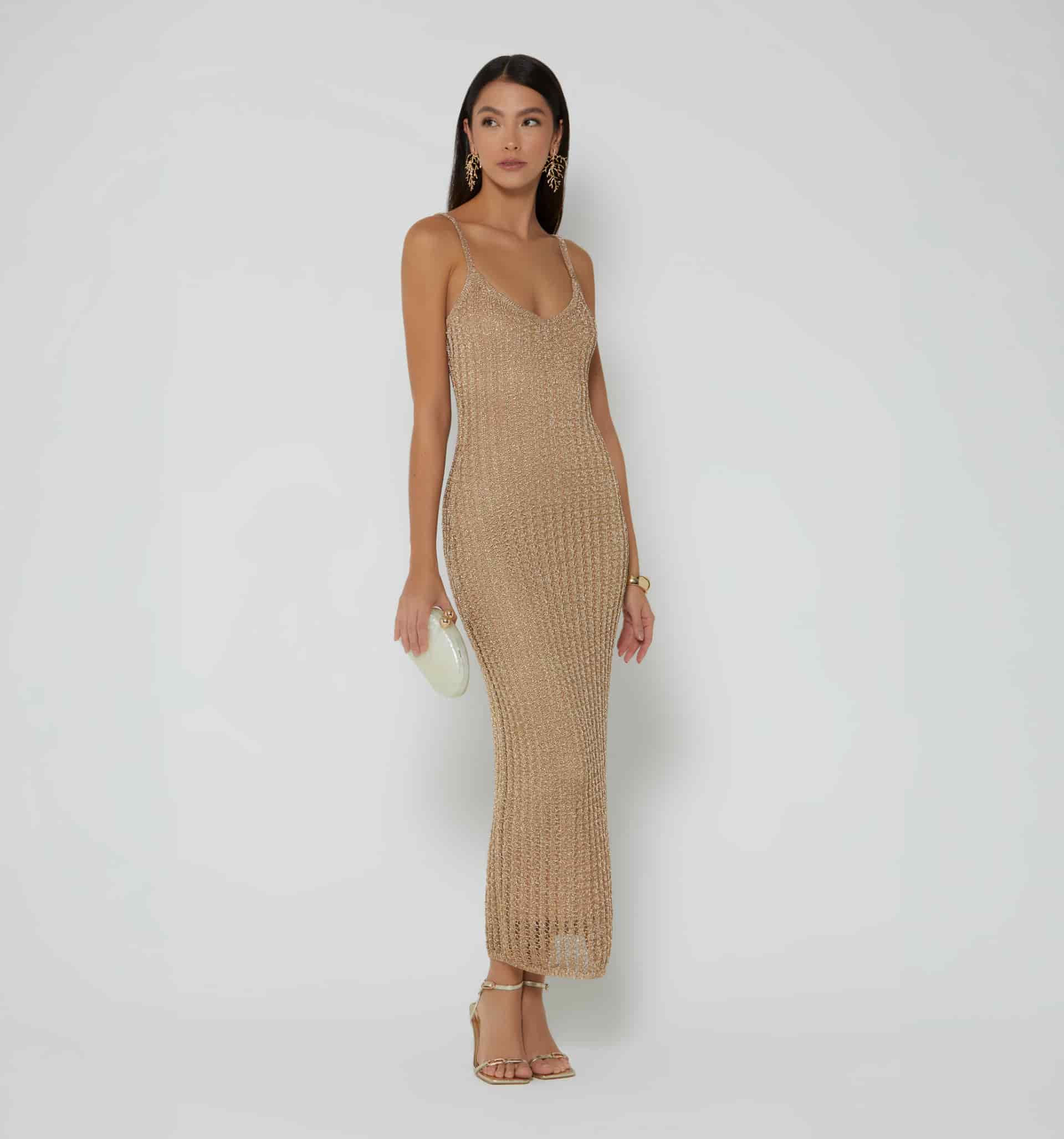 Vestido para mujer de tejido abierto - miniatura 7