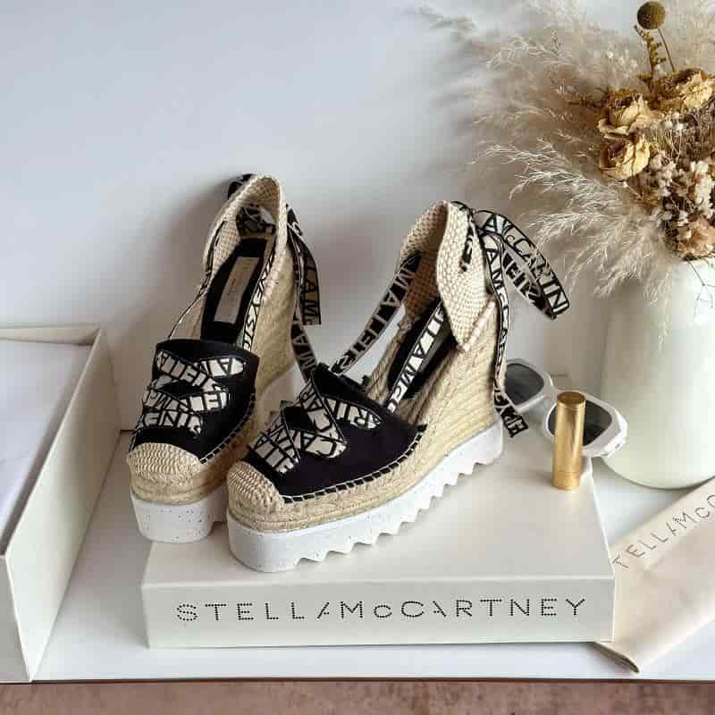 STELLA MCCARTNEY SPADRILES ALTOS NEGRO - miniatura 3