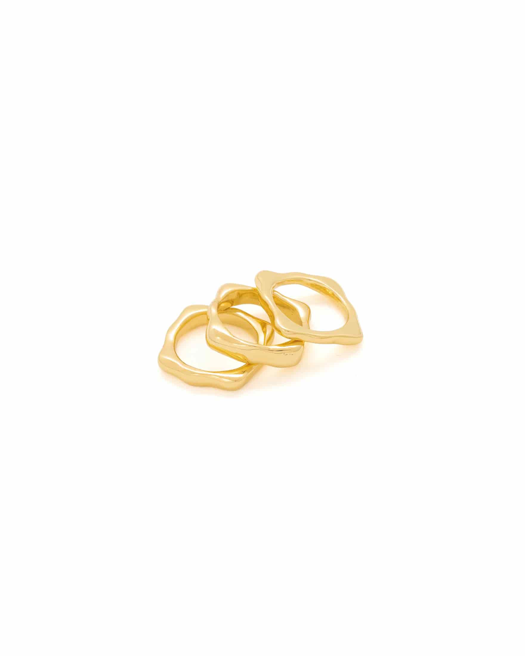 Set X3 Anillos Ondas - miniatura 1
