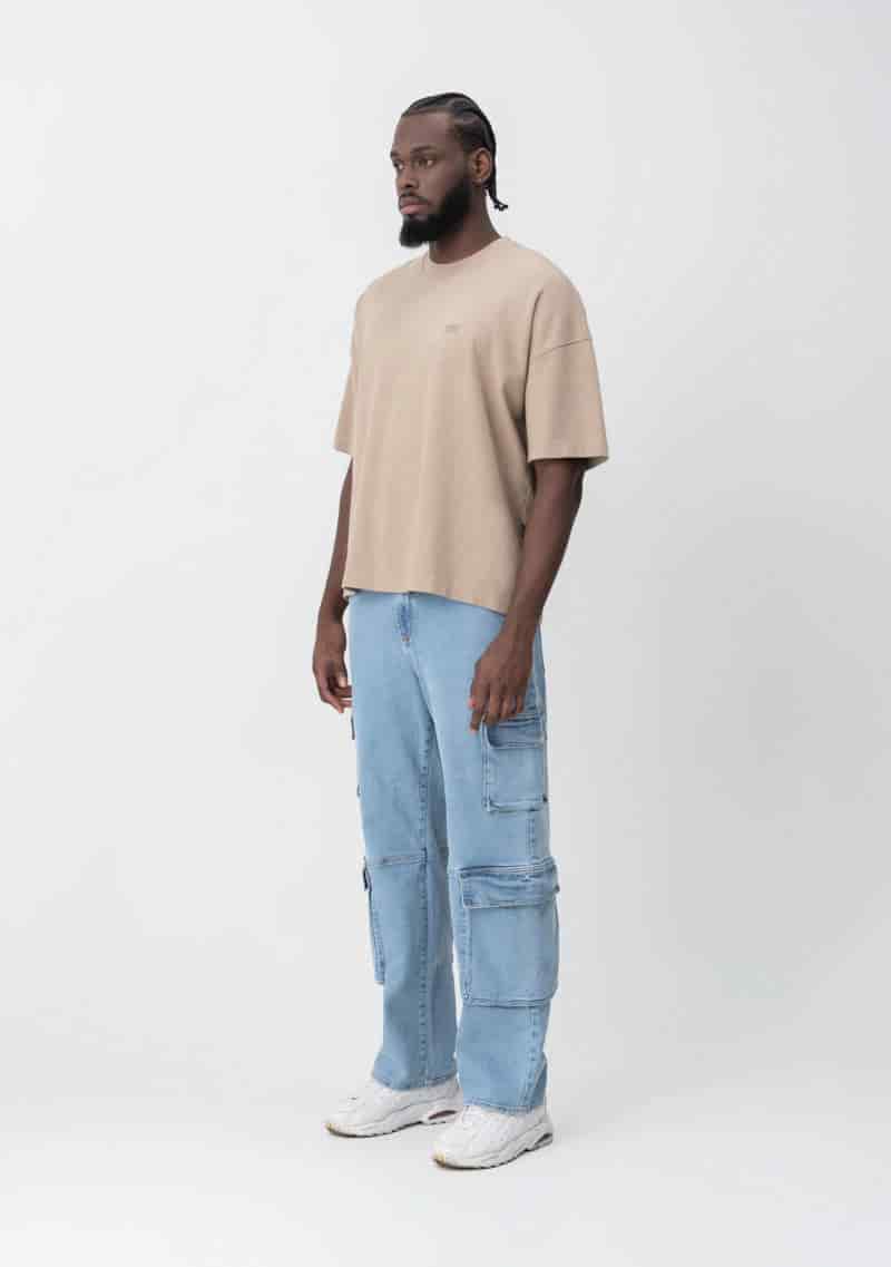 Fundamentals brown box fit t-shirt - miniatura 5