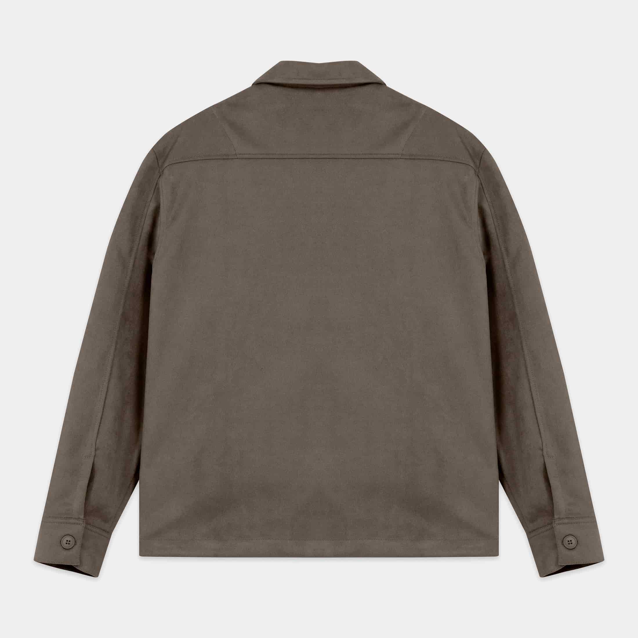 Suede Classic Jacket Verde Militar - miniatura 4