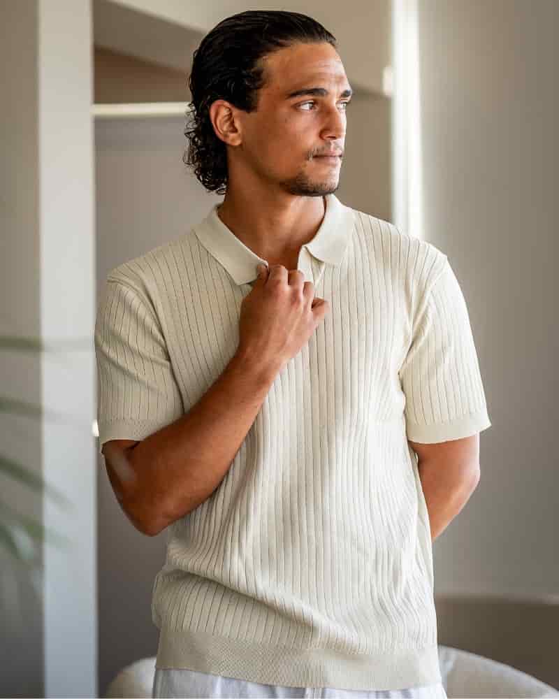 Premium Ribbed Polo - miniatura 5