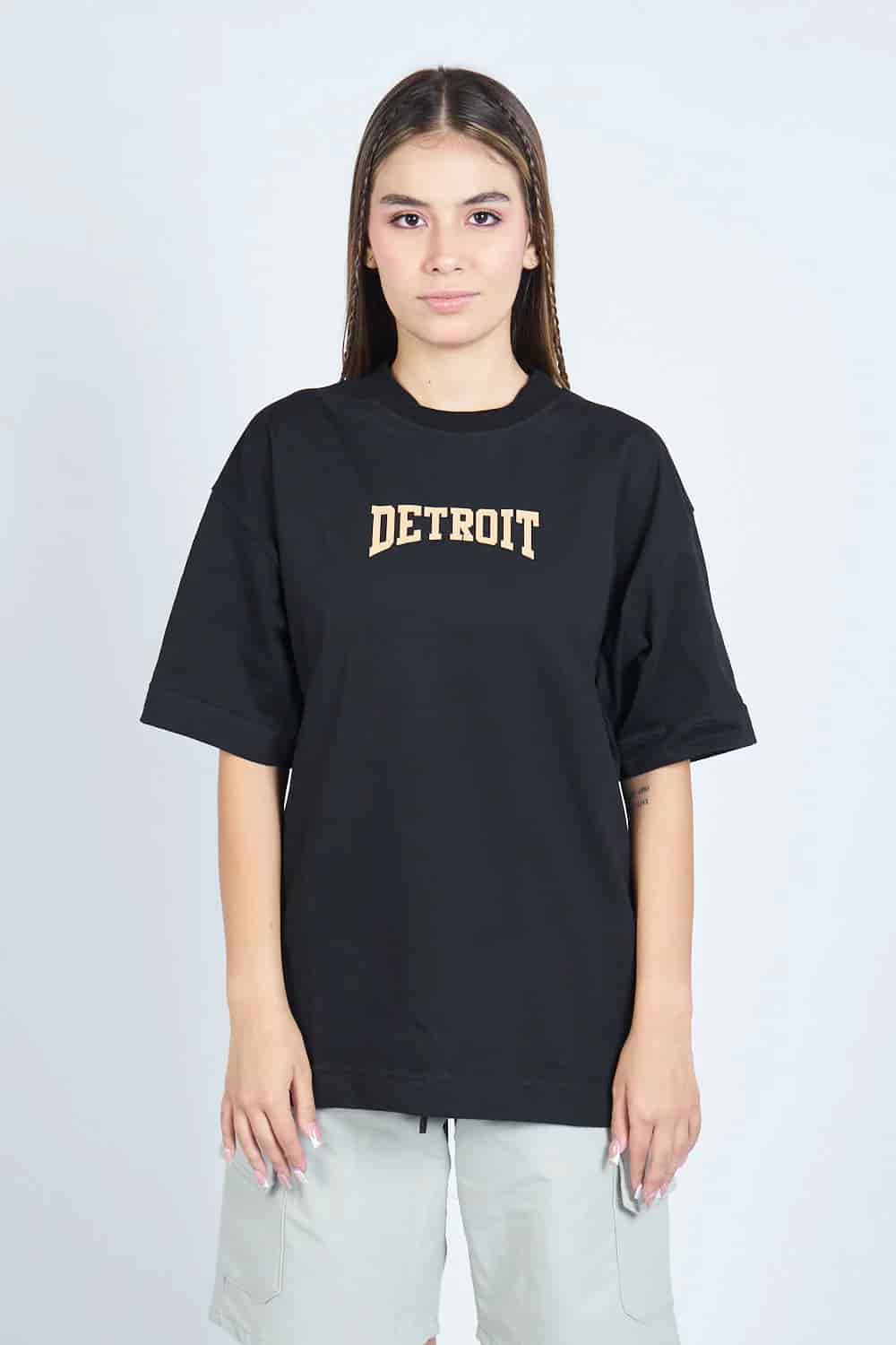 Camiseta oversize DETROIT NEGRO | DROP 03 | - miniatura 7