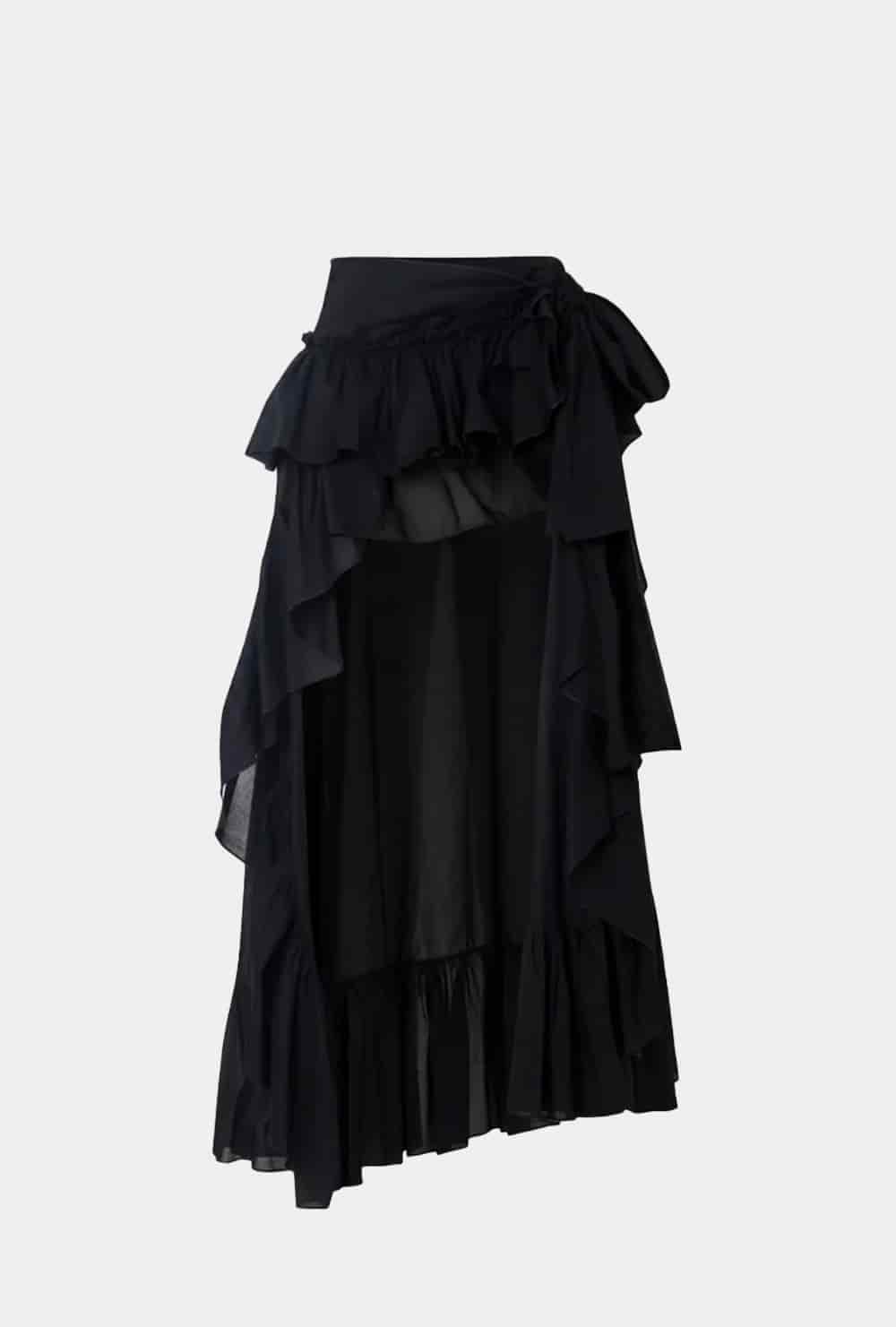 BAHAMAS WRAP SKIRT BLACK - miniatura 6