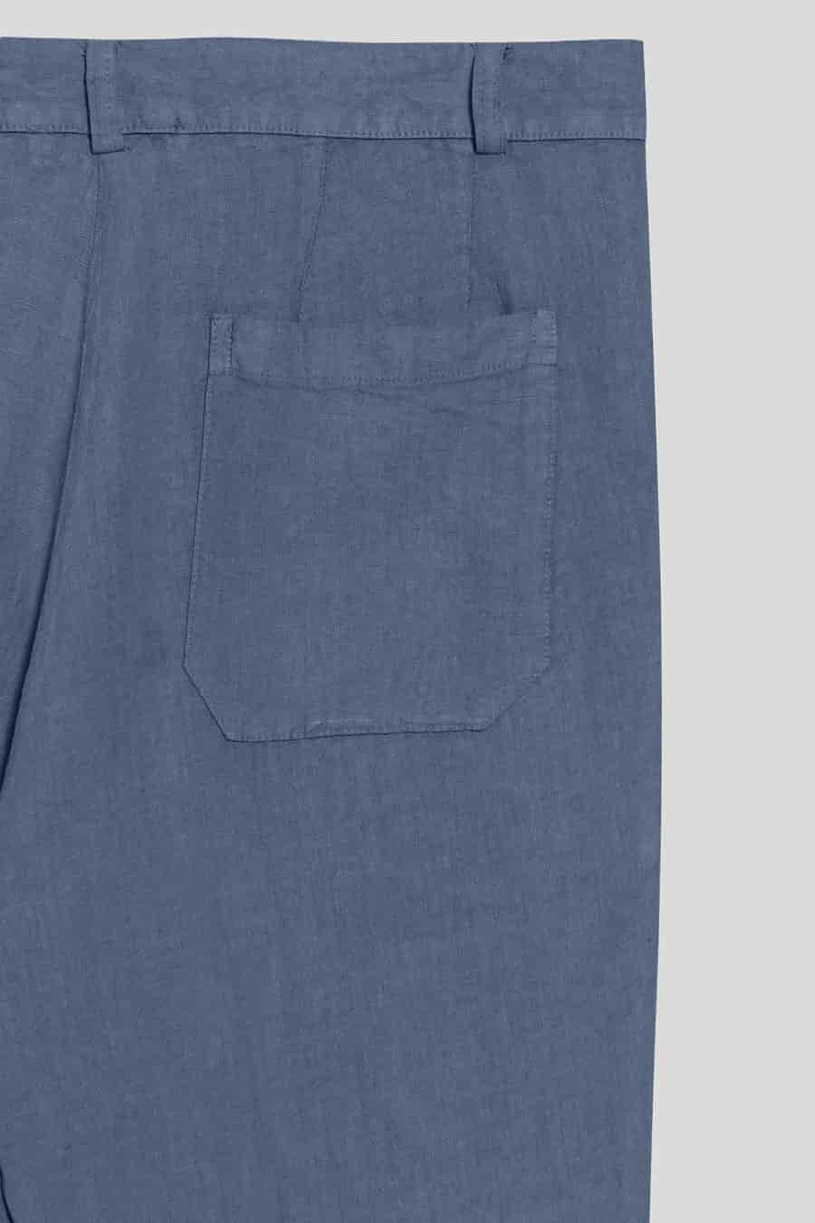 Men's linen pants blue horizon - miniatura 3