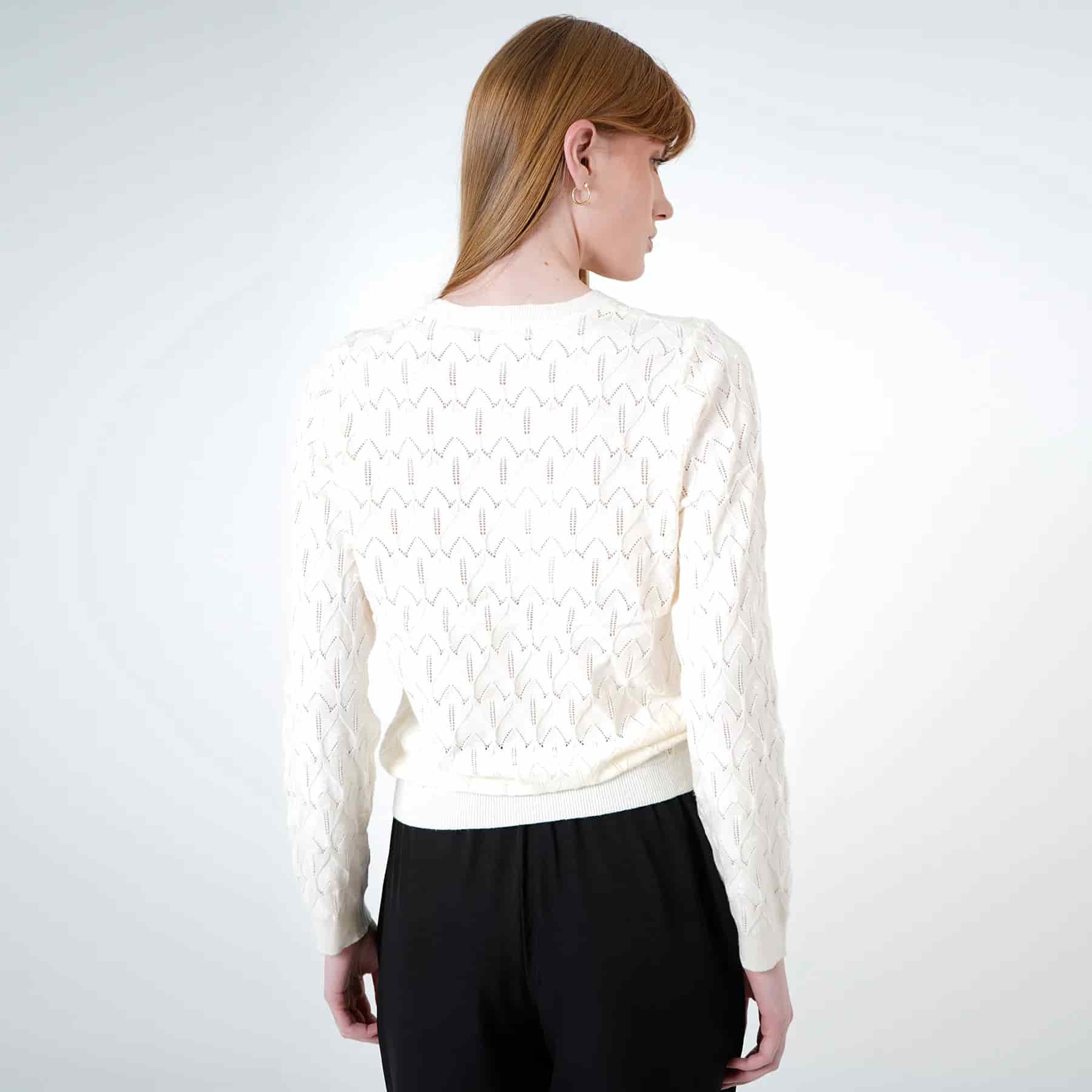 Sweater Cuello V Manga Larga - miniatura 3