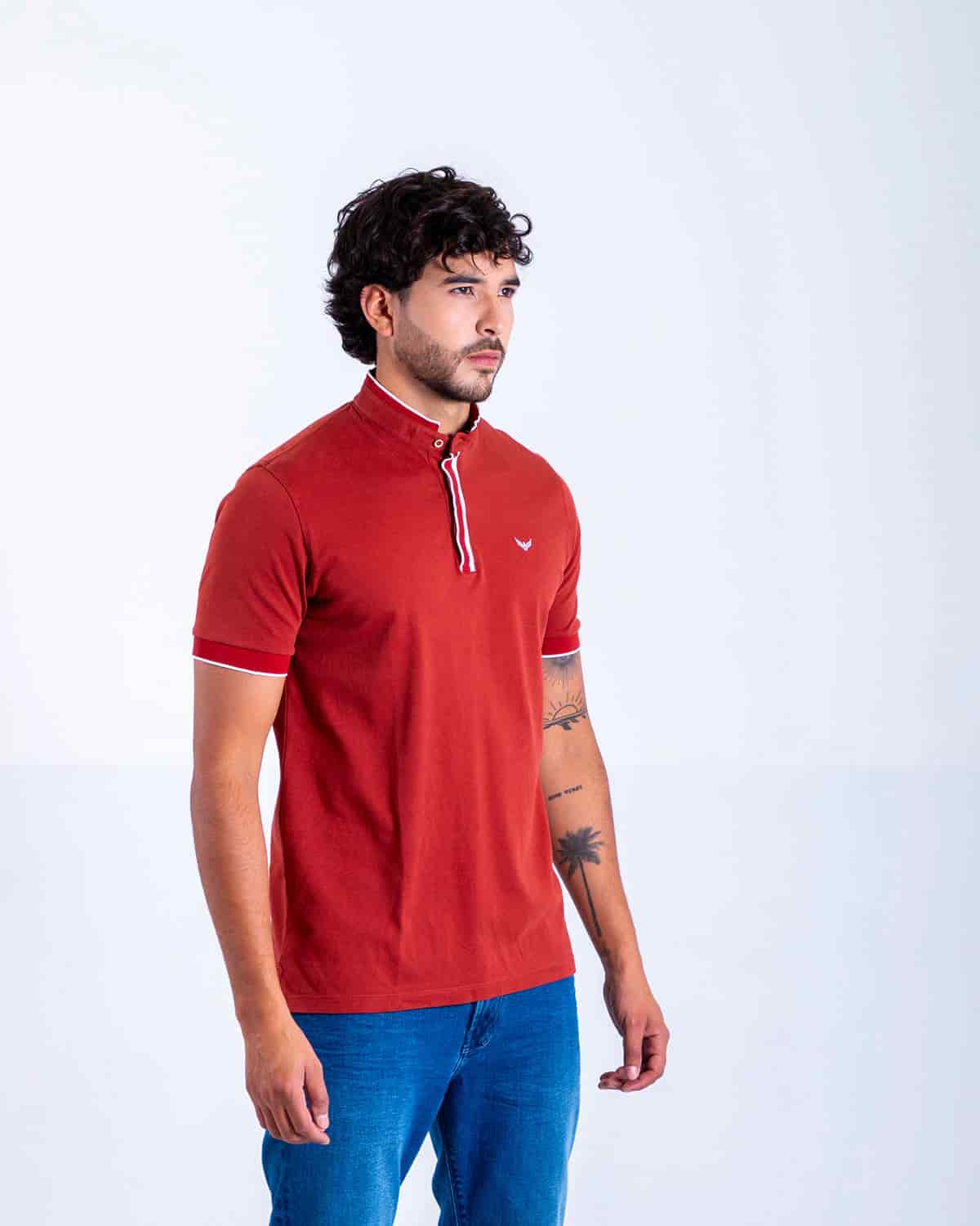 Polo terracota para hombre - miniatura 2