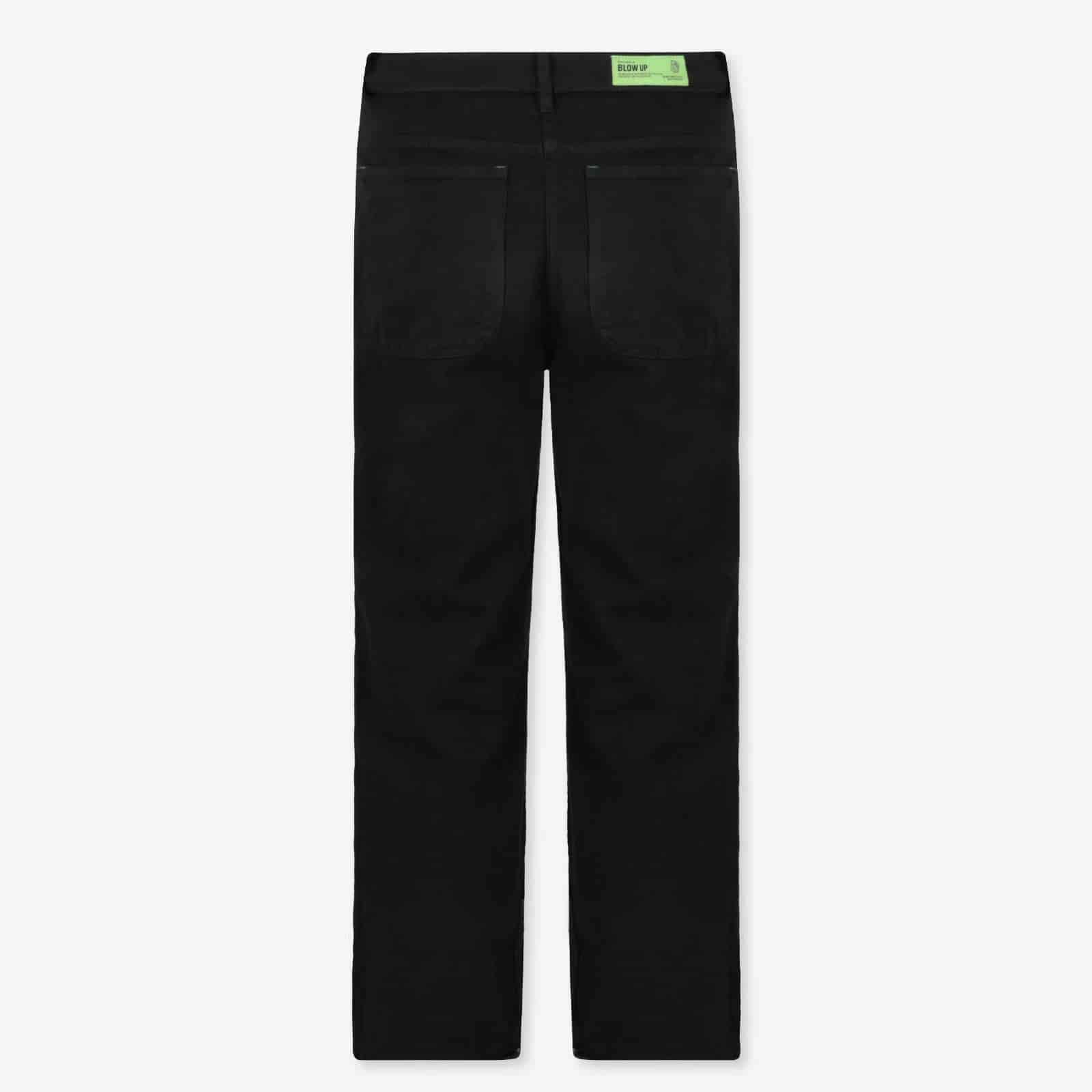 STRAIGHT FIT BLACK PANTS - miniatura 1