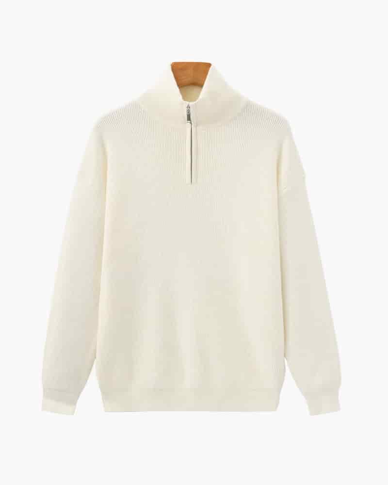 Refined Half-Zip Knit Pullover - miniatura 4