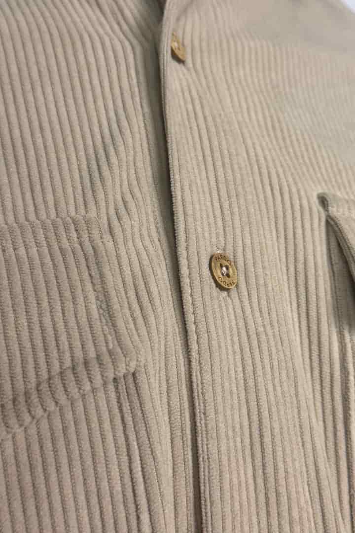 Camisa corduroy/pana café - miniatura 3