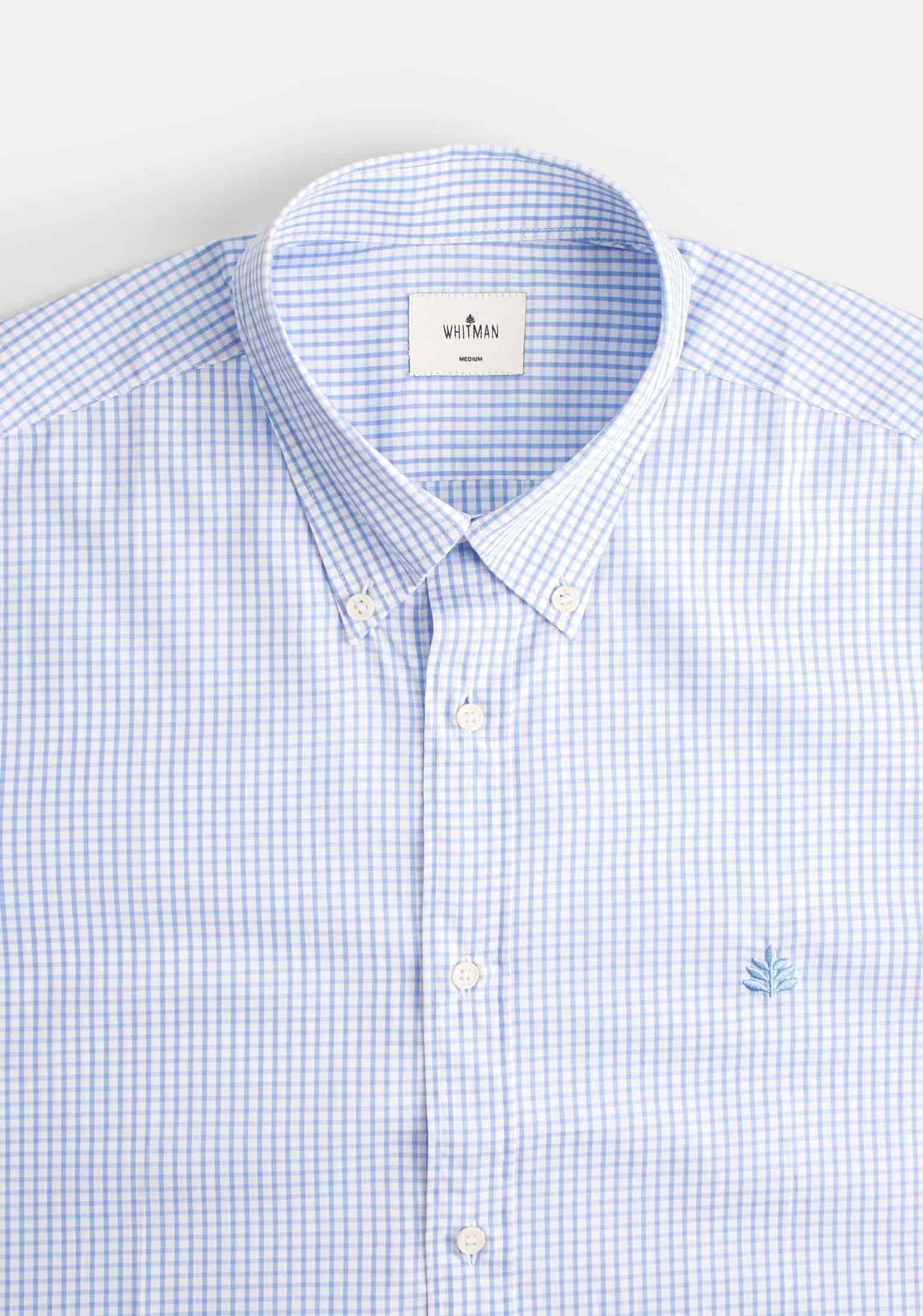 Camisa H CBD Cuadros L-Azl Azul Claro - miniatura 2