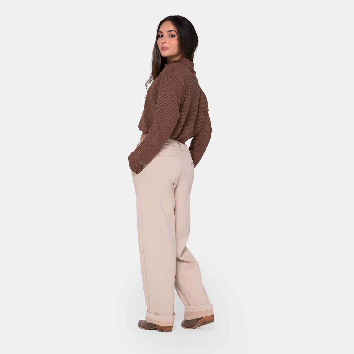EcoDrift Trousers Beige - miniatura 4