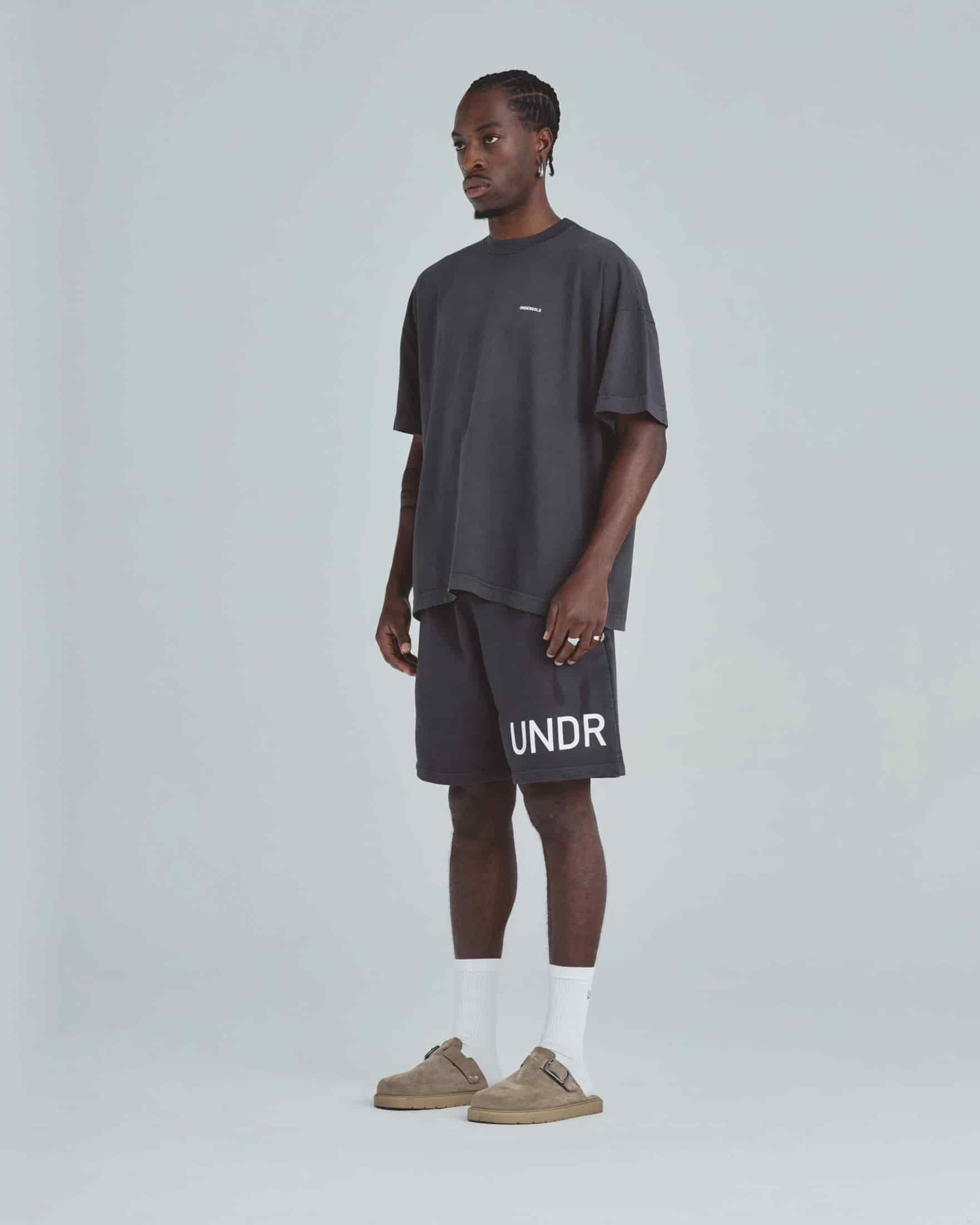 Line Basic Biased Shorts Dark Gray - miniatura 5