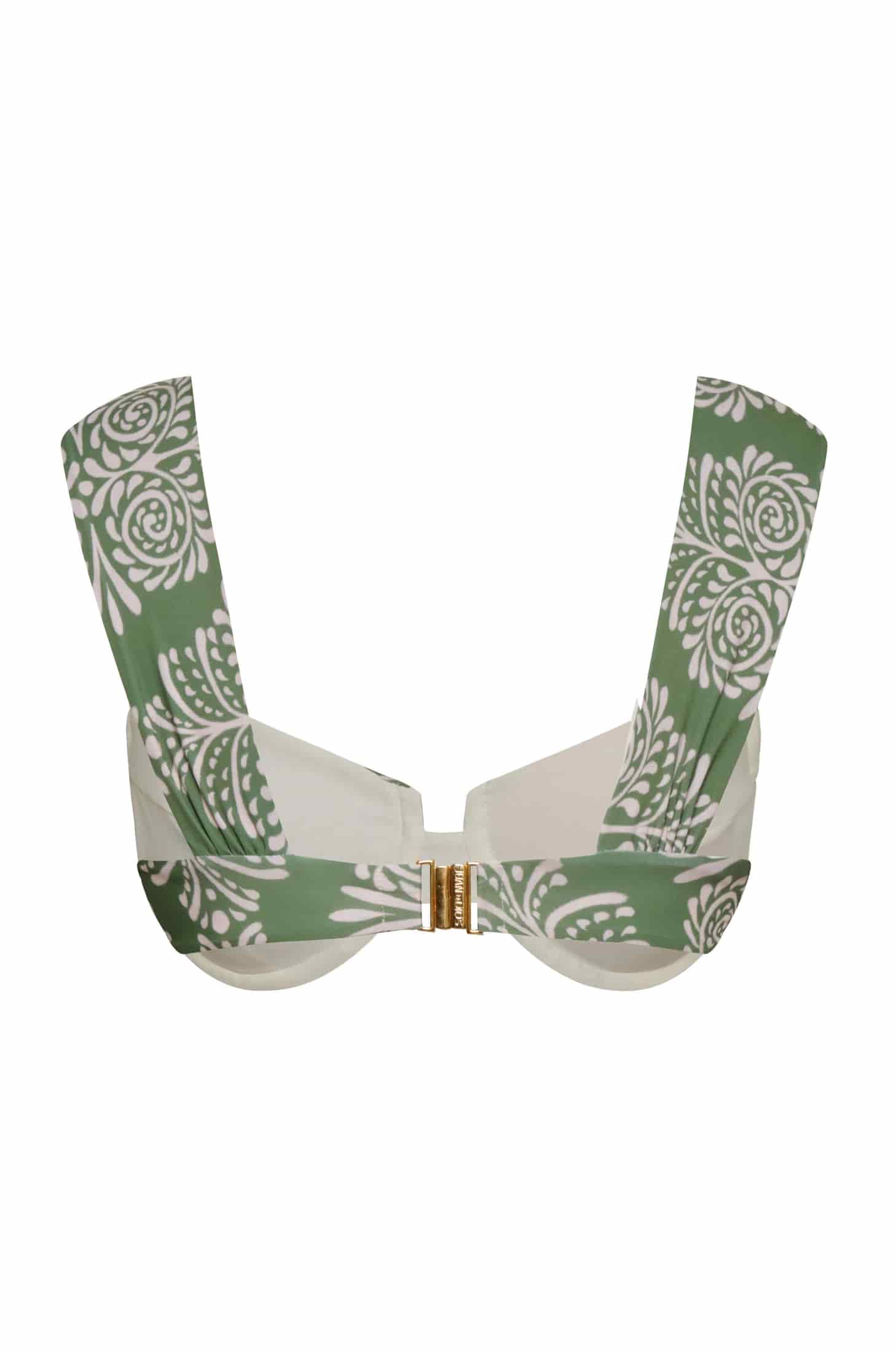 Sabina Top / Green Arabesque - miniatura 3