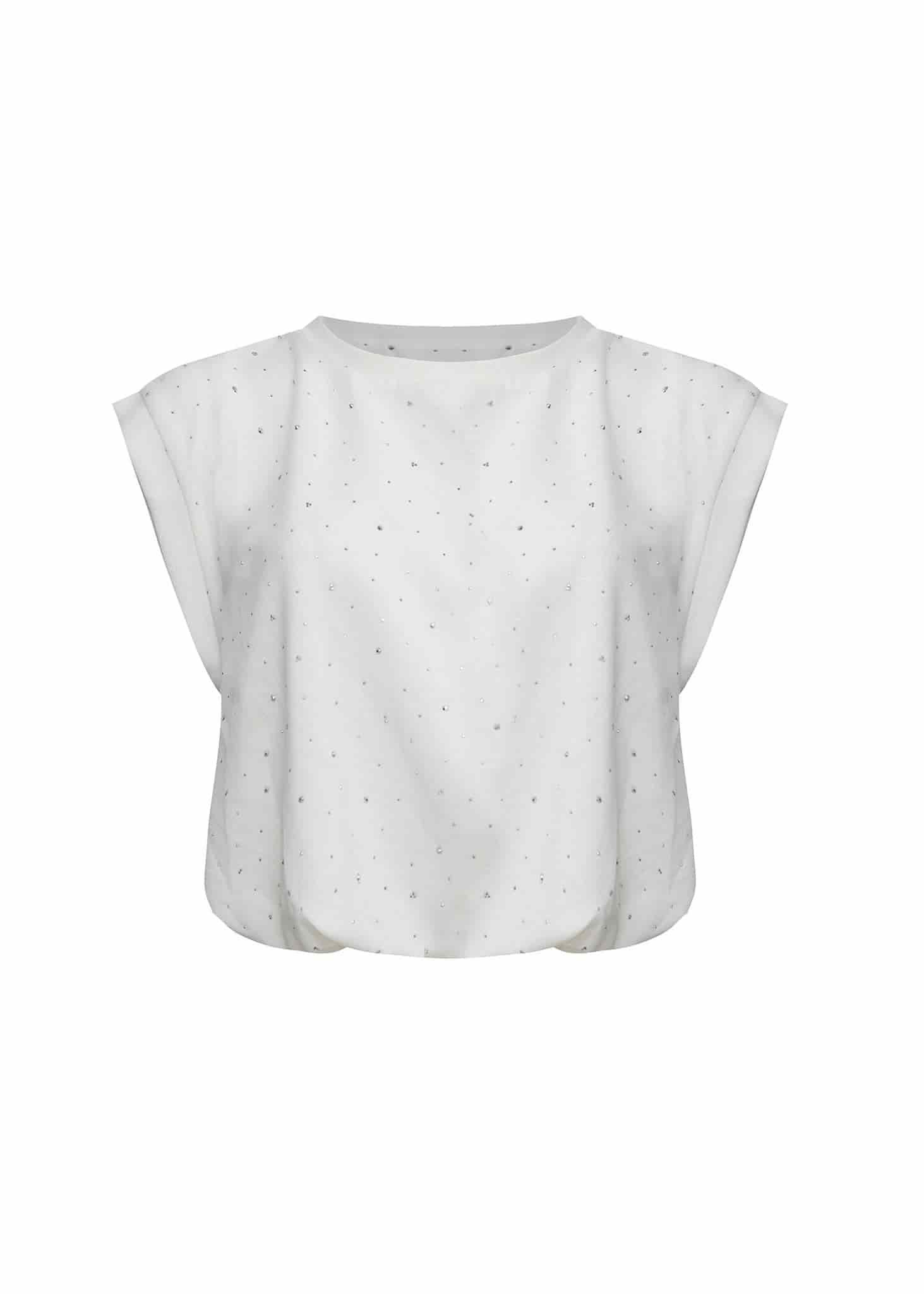 Blusa Sleeveless de Tejido Fluido - miniatura 1