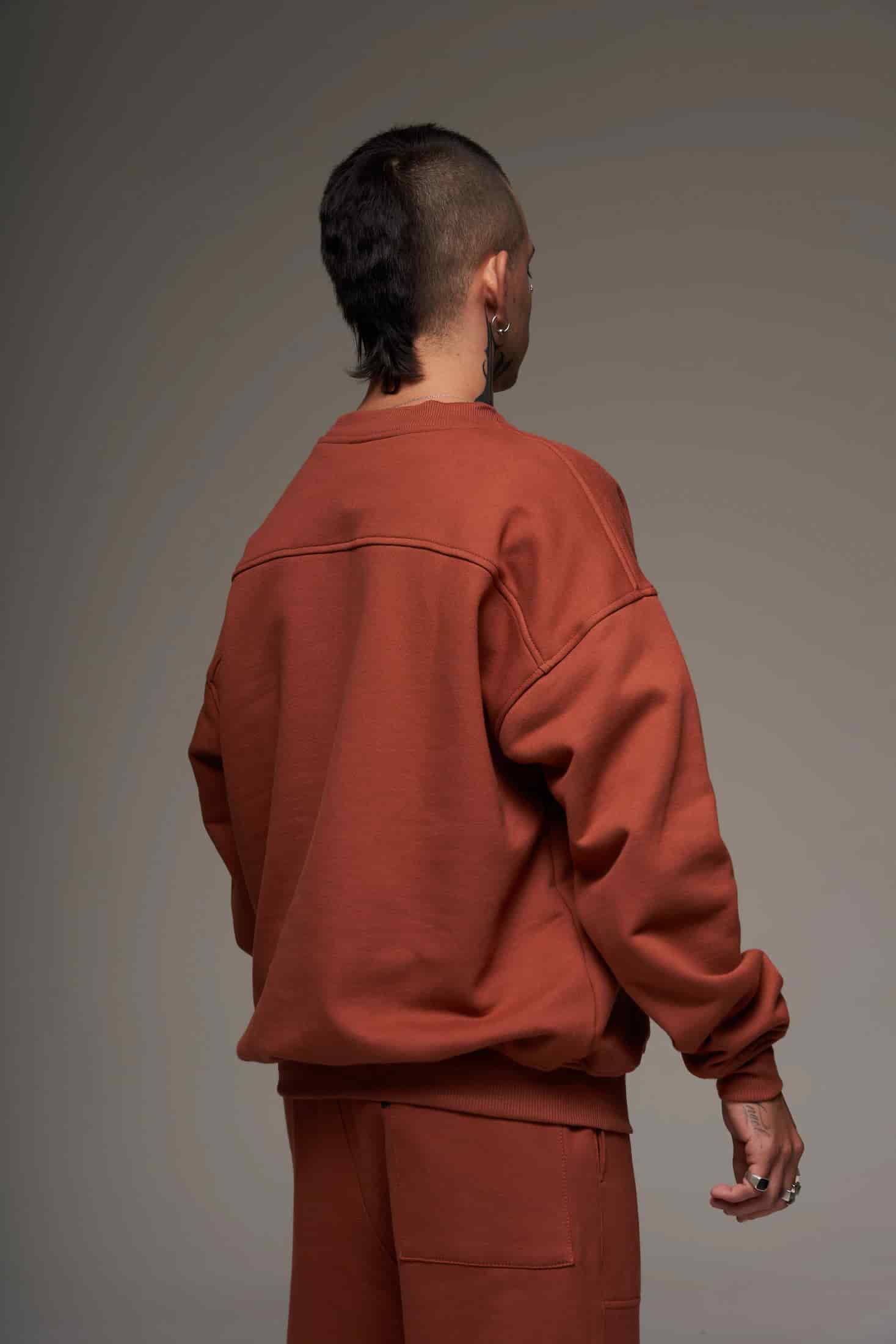 Crewneck Terracota 400 gramos 100 % Algodón - miniatura 4