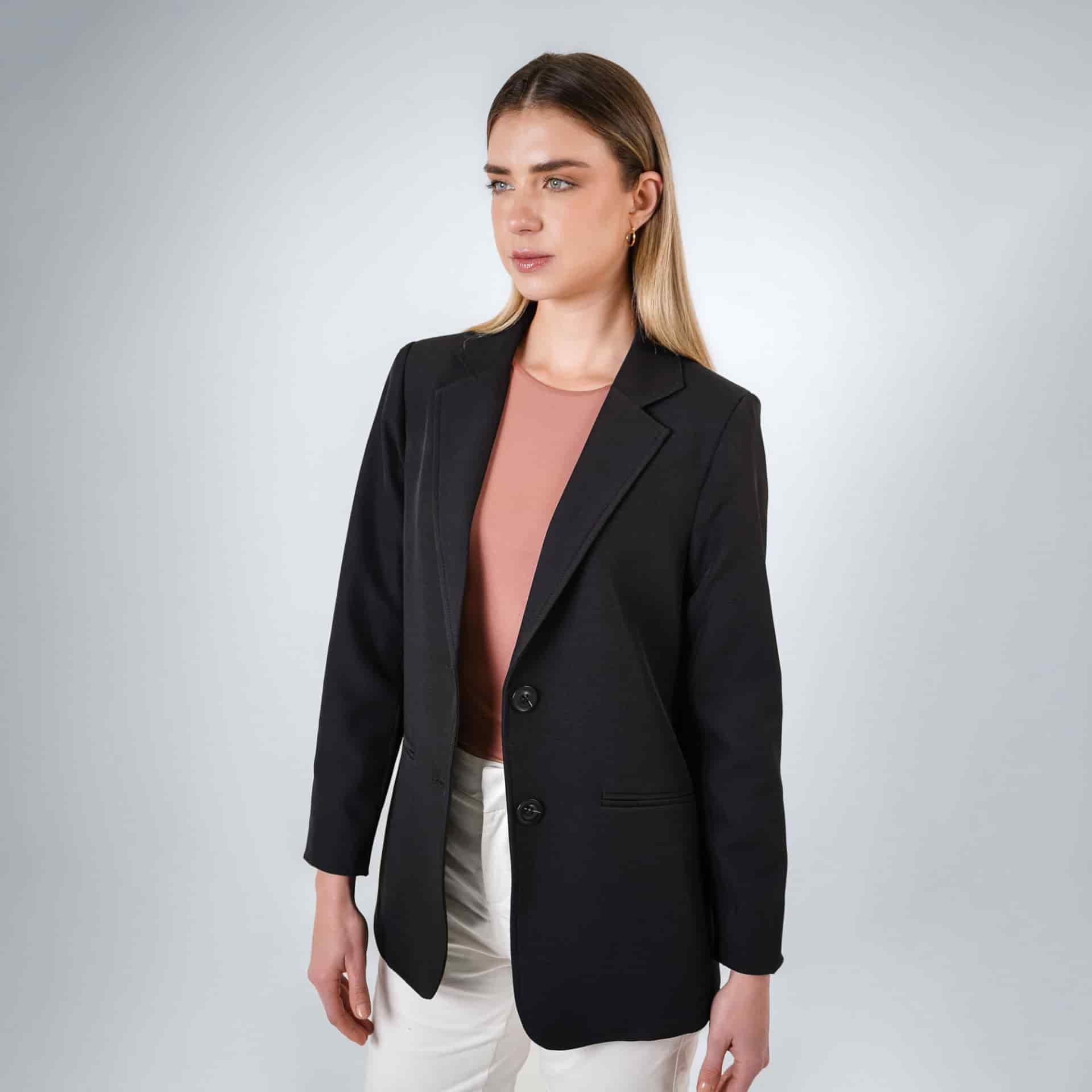 Chaqueta blazer cuello solapa - miniatura 5