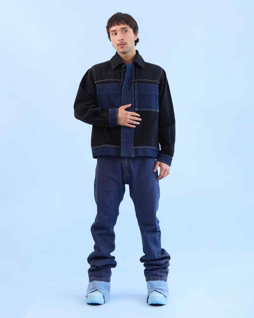 Chaqueta SAMBA NEGRO-AZUL - miniatura 3