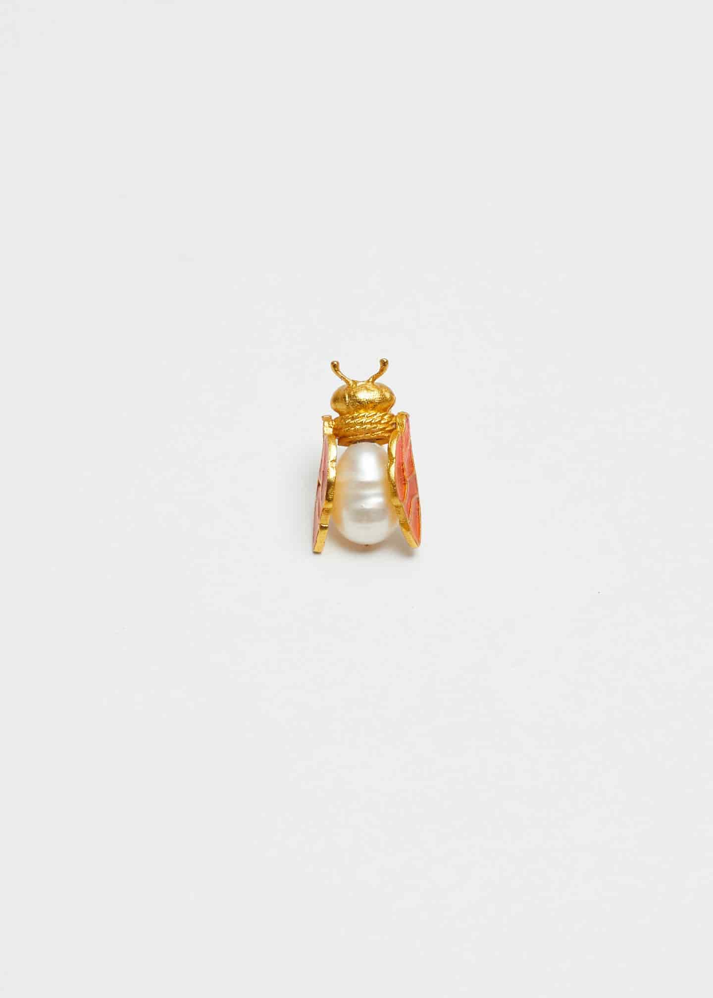 Aretes Worker Bee Naranja - miniatura 3