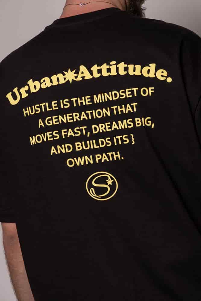Camiseta Urban Attitude 87/27-Negra - miniatura 7