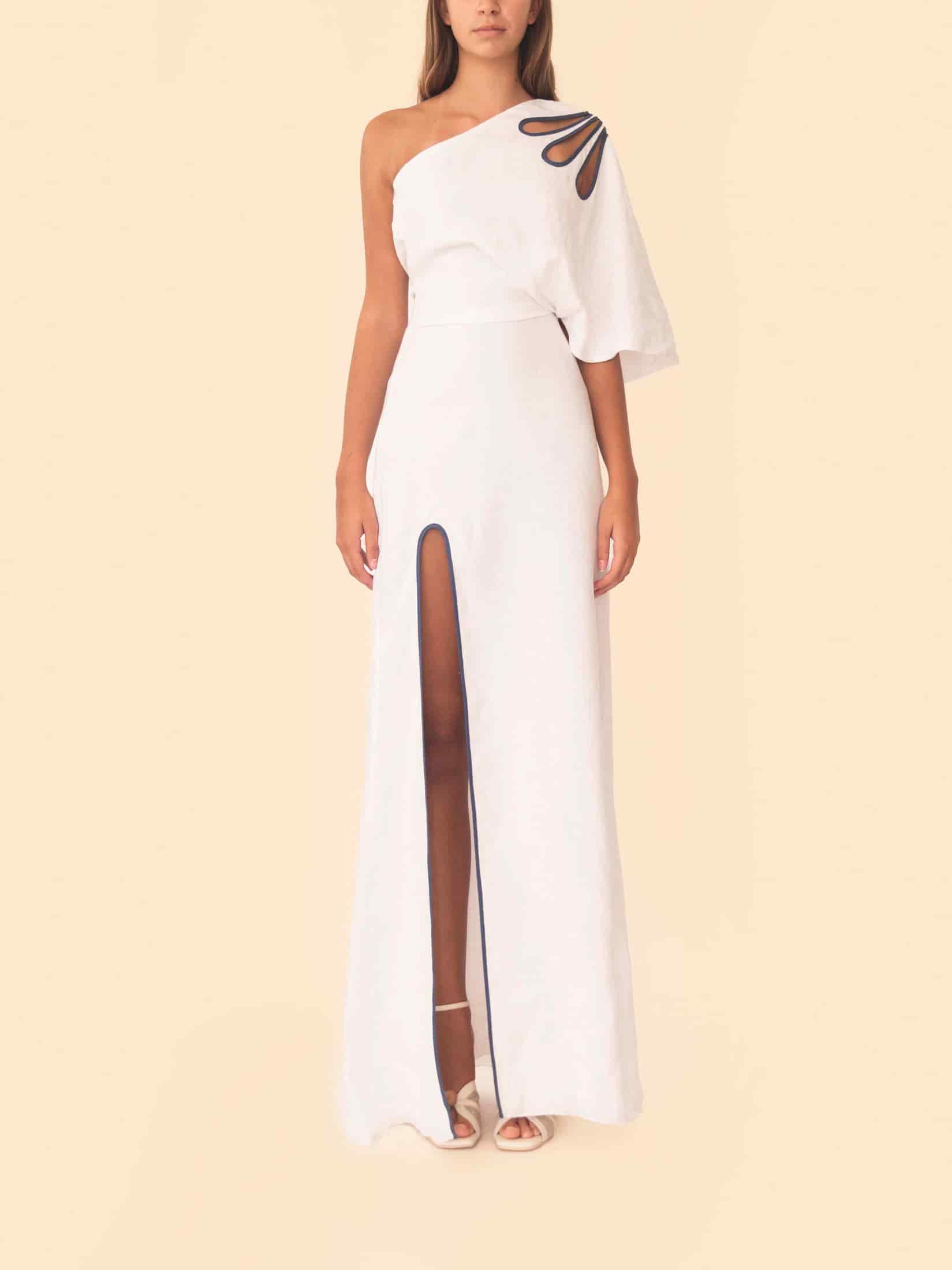 KAIA DRESS IVORY - miniatura 1