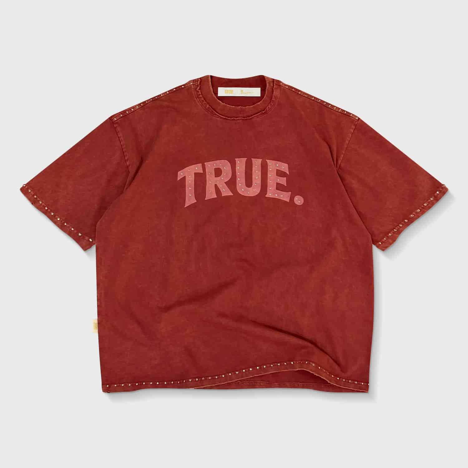 Latino Vintage Boxy Tee - Burgundy - miniatura 1