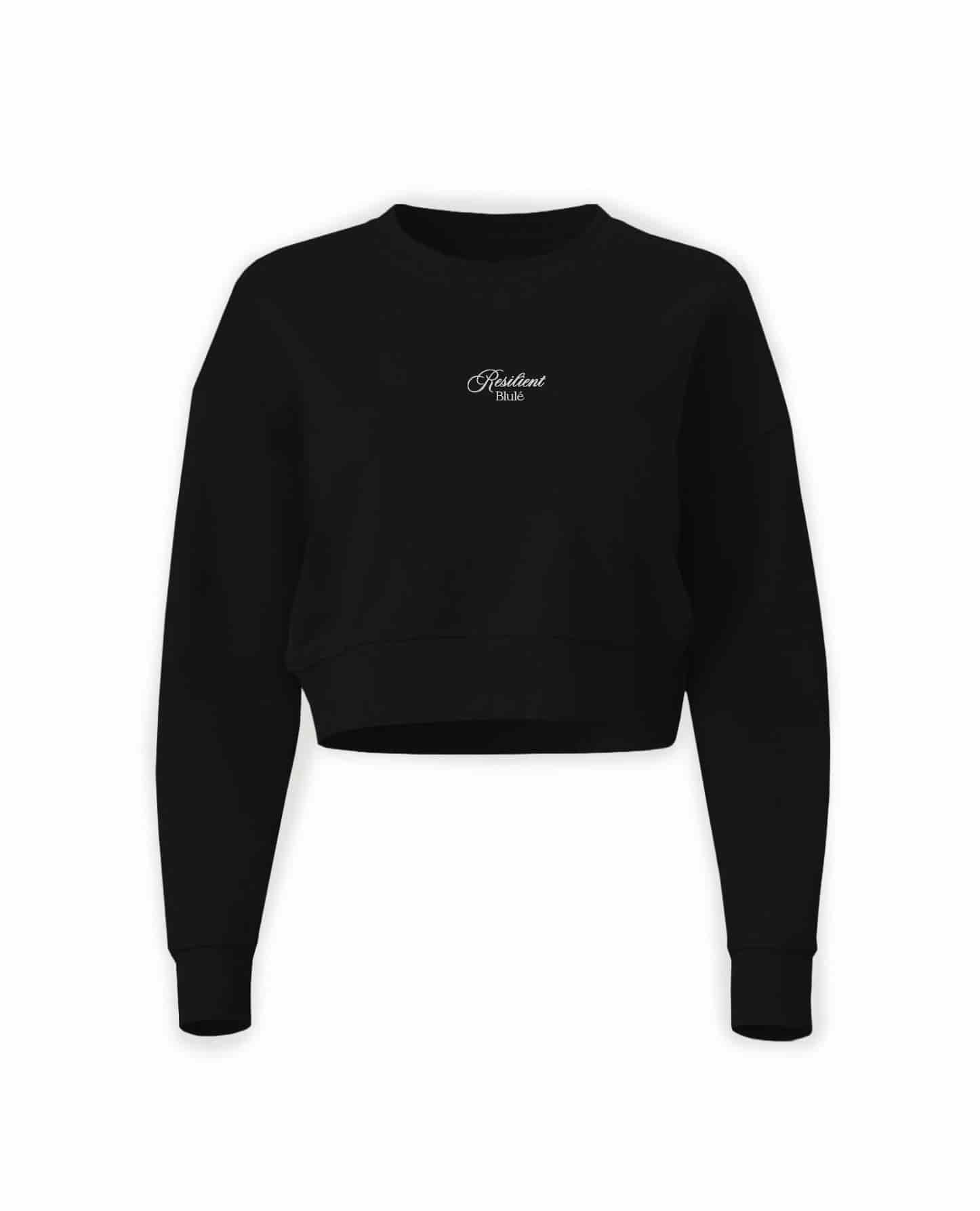 Crewneck Cropped Black - miniatura 1