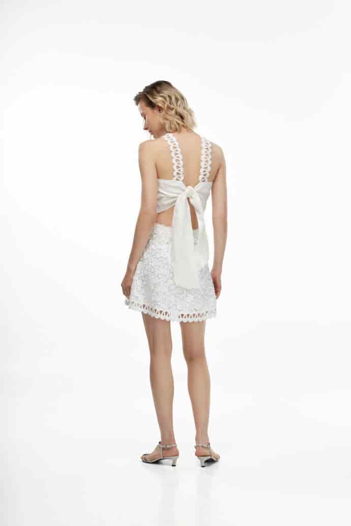 NOVA MINI SKIRT WHITE - miniatura 2