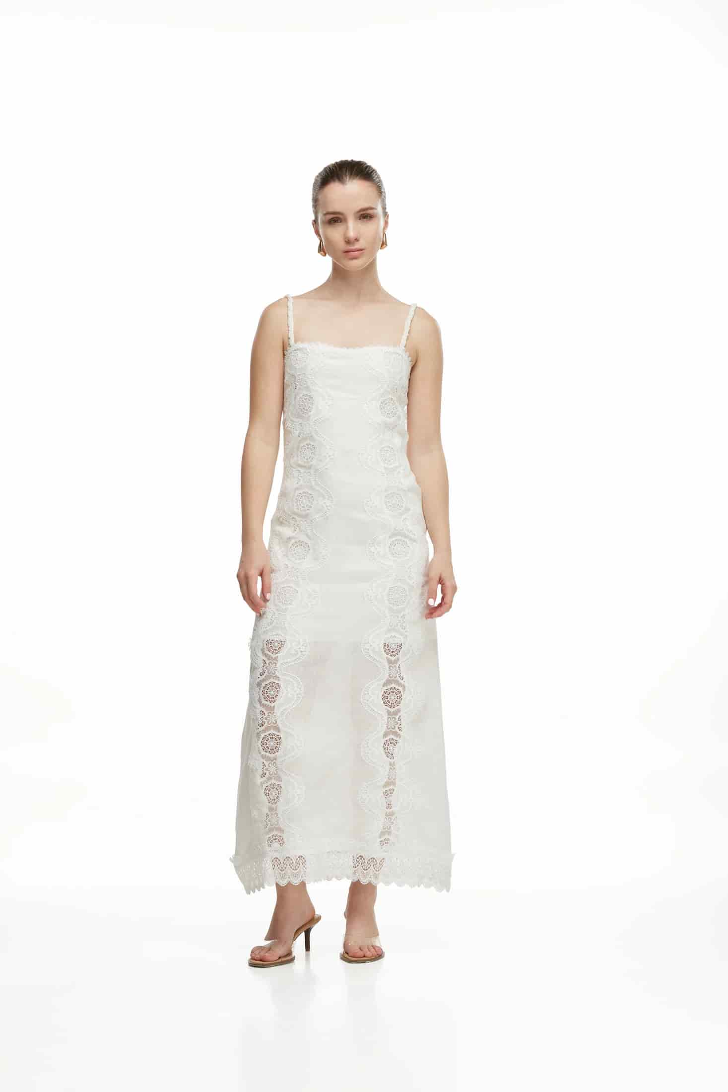 ROCIO MAXI DRESS WHITE - miniatura 3